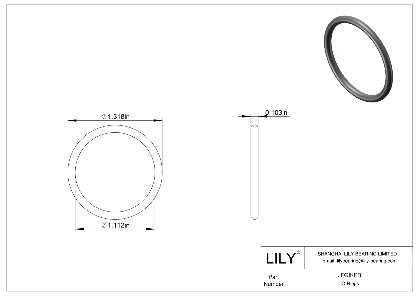 JFGIKEB Juntas tóricas redondas resistentes a productos químicos cad drawing