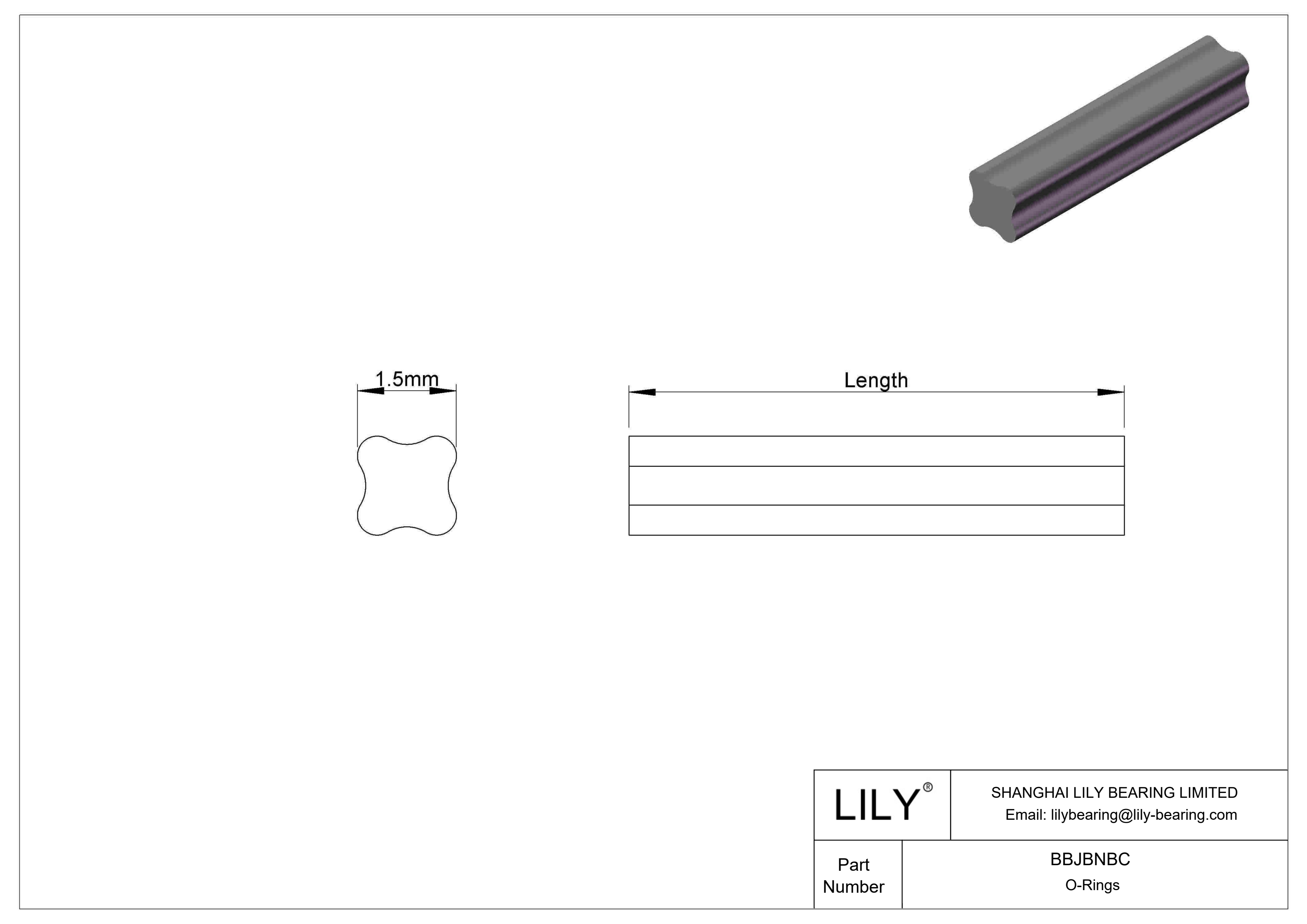 BBJBNBC 耐化学 O 型圈软线库存 X cad drawing