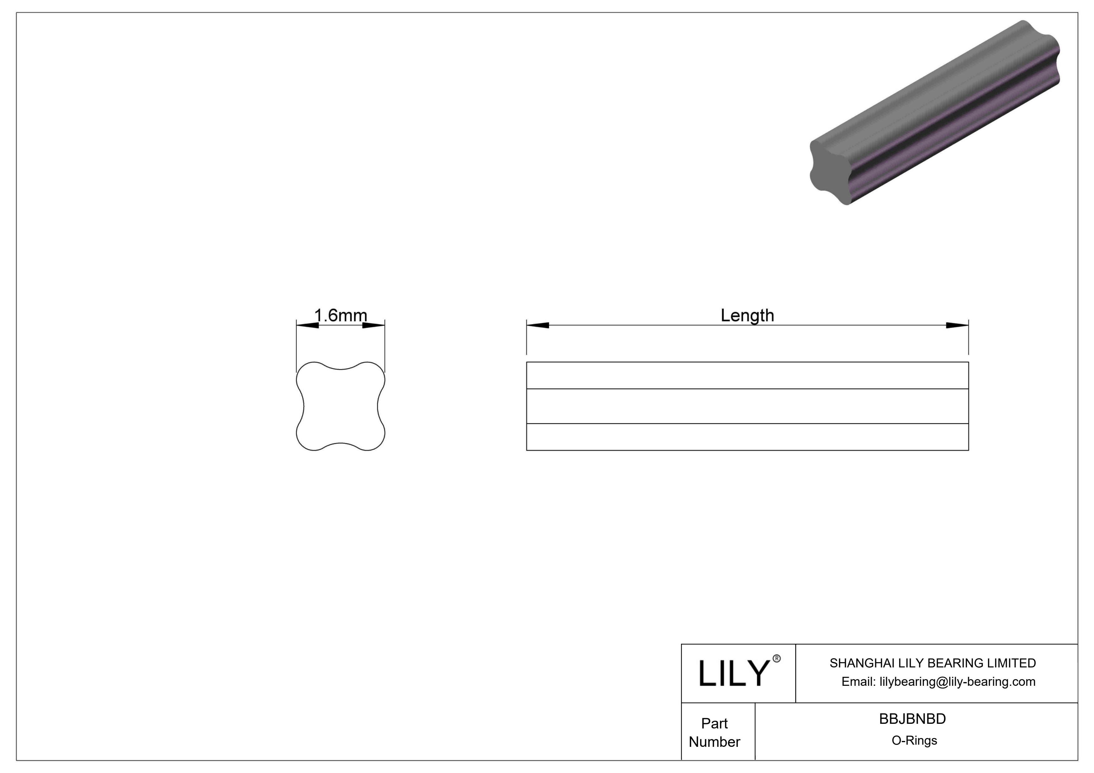 BBJBNBD 耐化学 O 型圈软线库存 X cad drawing