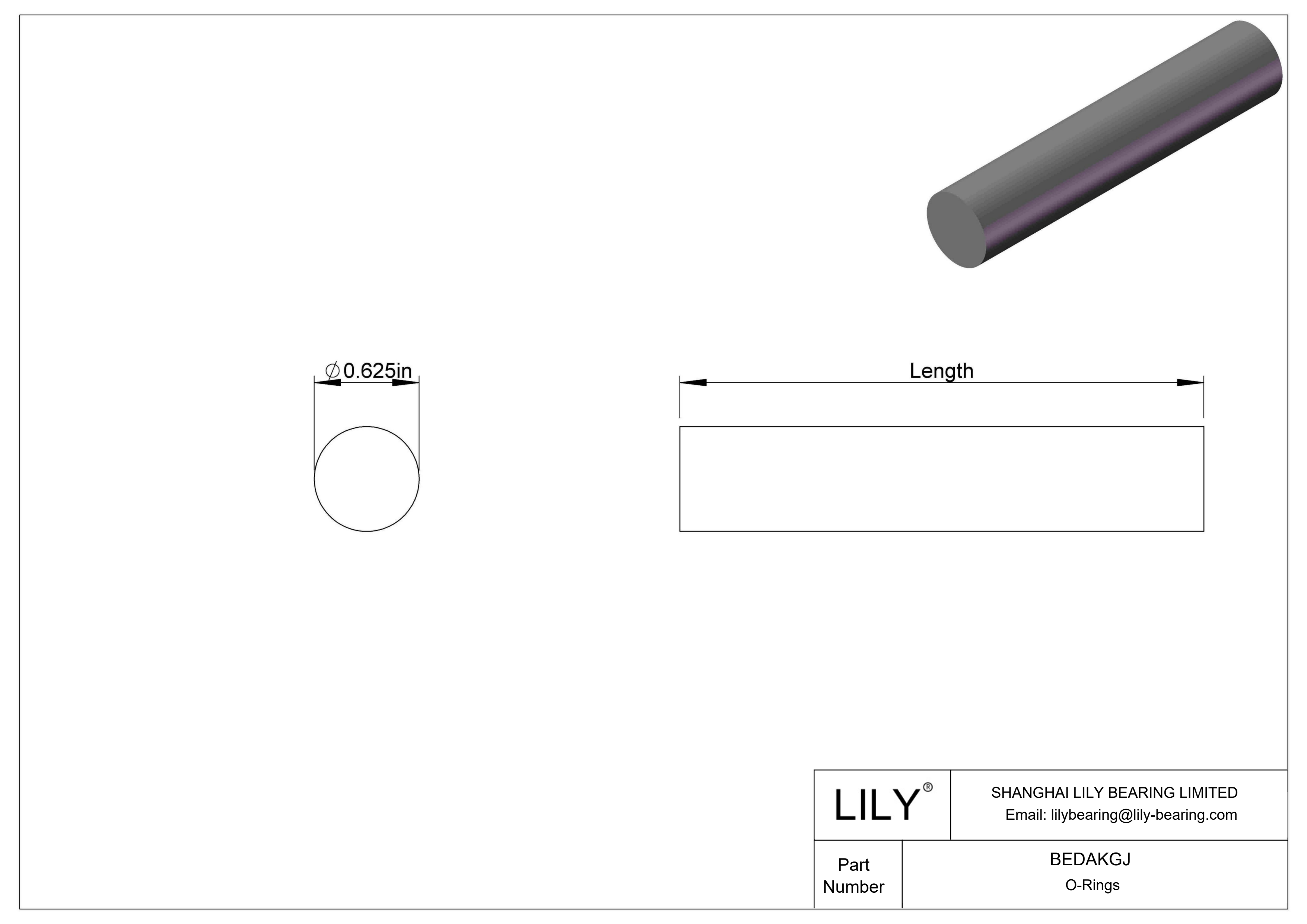 BEDAKGJ 防水防蒸汽 O 形圈软线库存 cad drawing