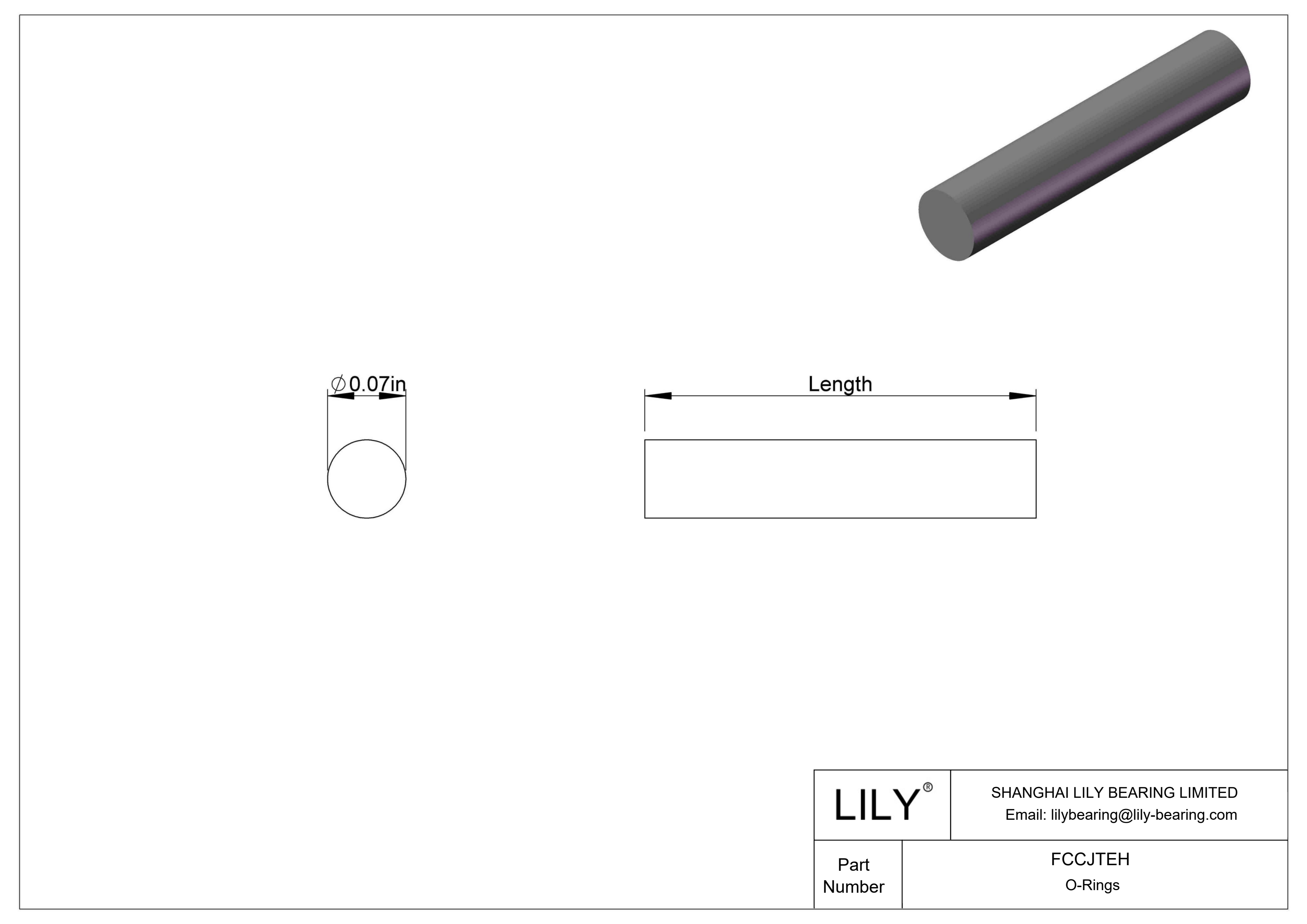 FCCJTEH 圆形高温 O 型圈软线库存 cad drawing