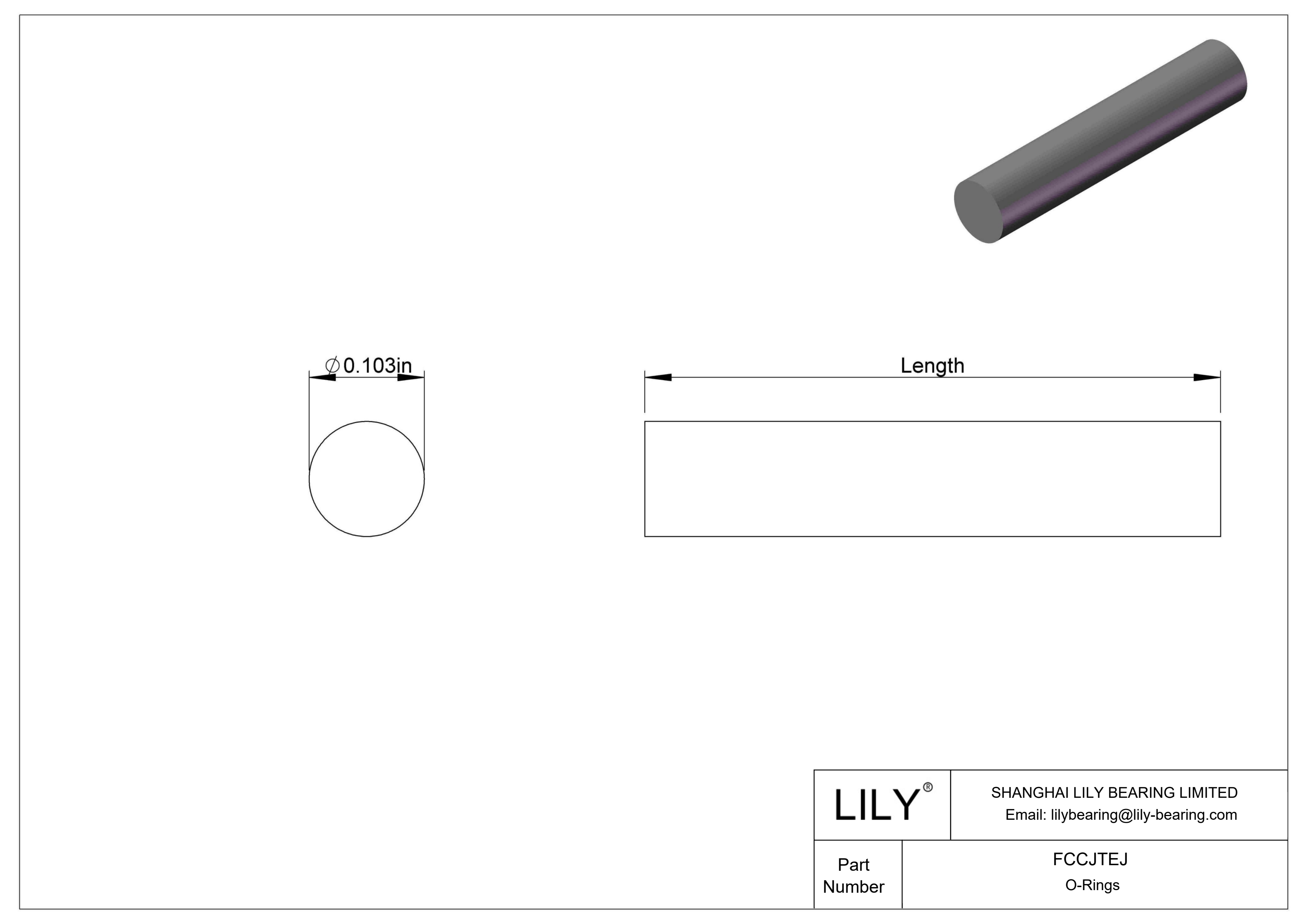 FCCJTEJ 圆形高温 O 型圈软线库存 cad drawing