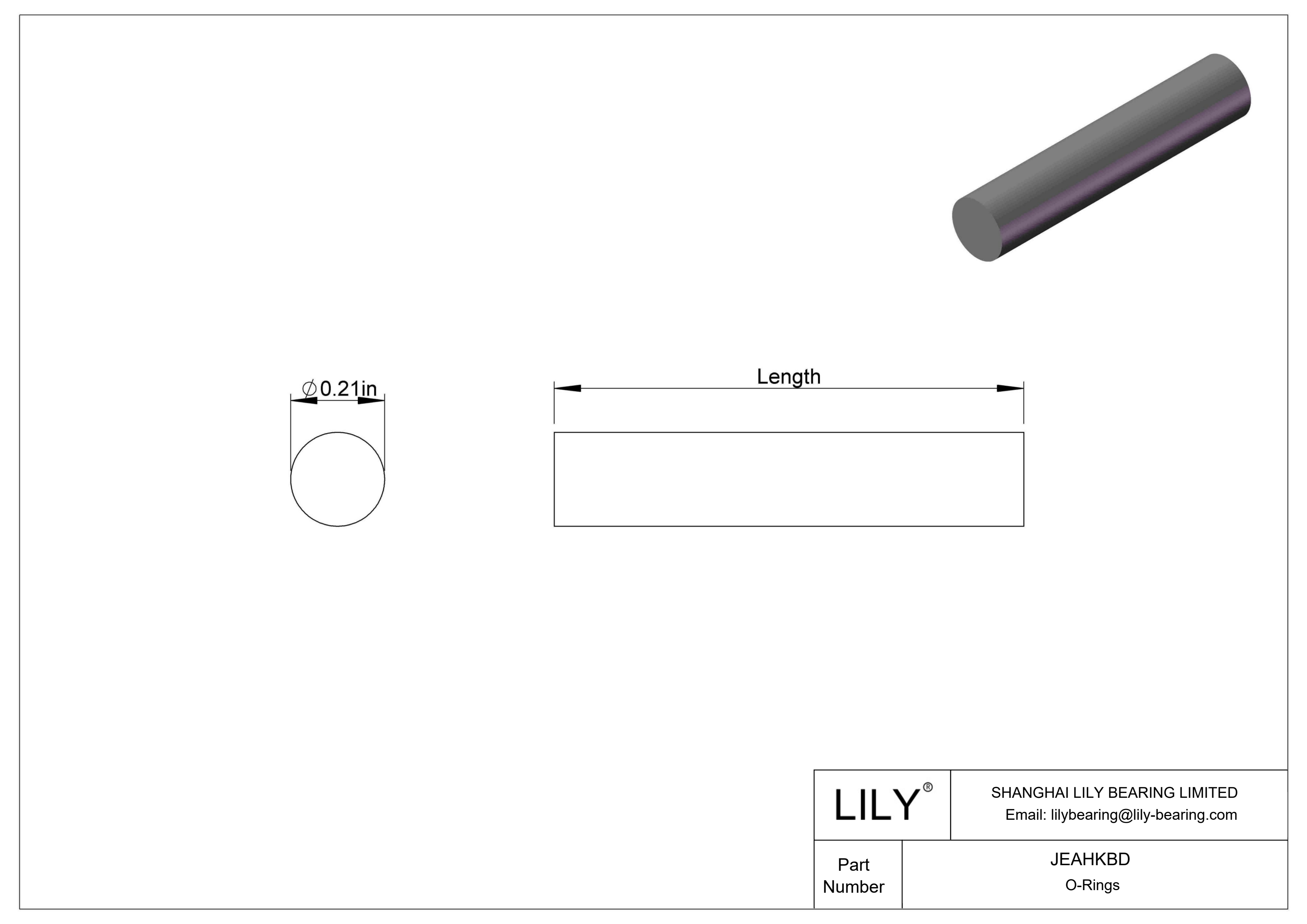 JEAHKBD 圆形耐油 O 型圈绳料 cad drawing