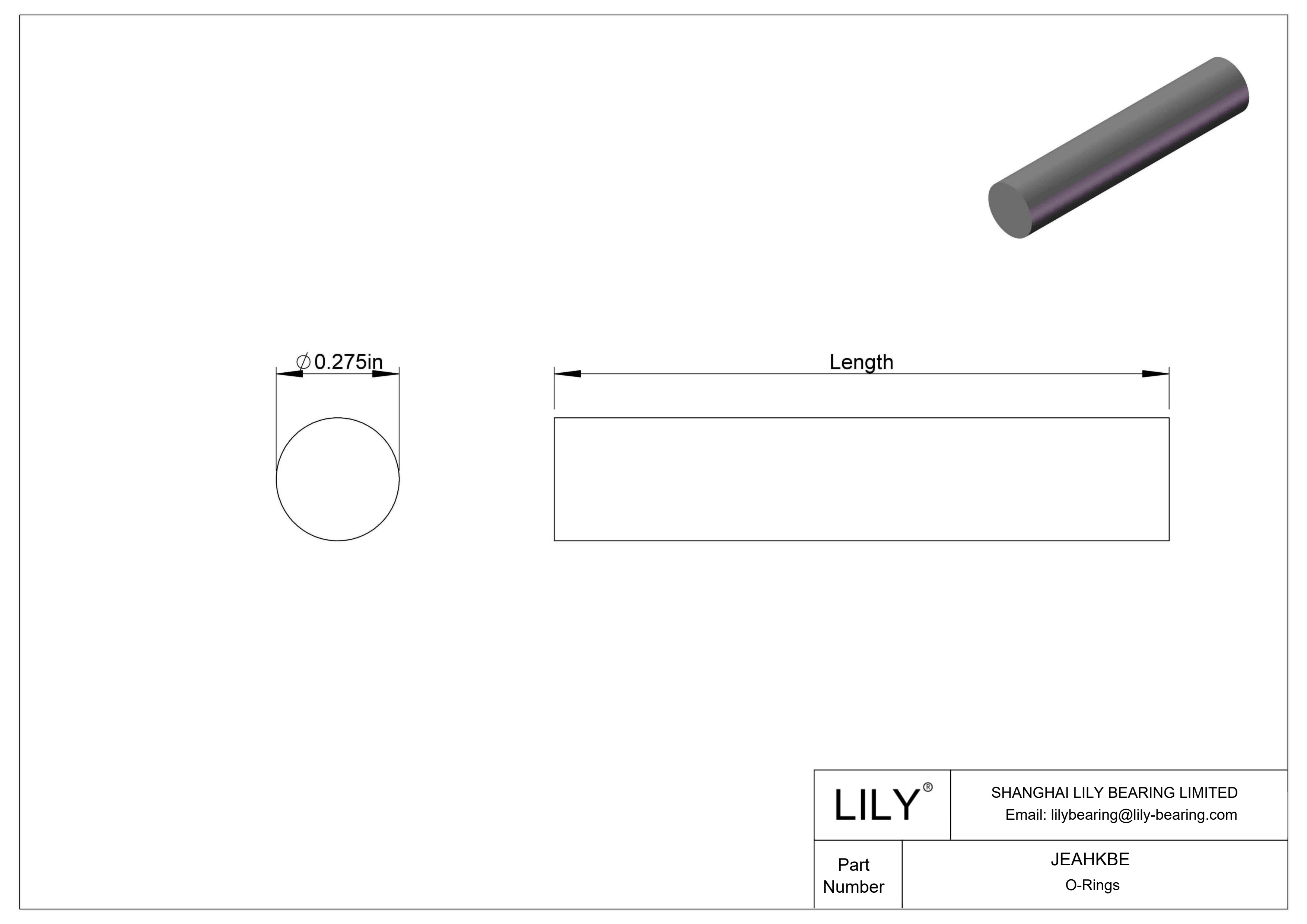 JEAHKBE 圆形耐油 O 型圈绳料 cad drawing