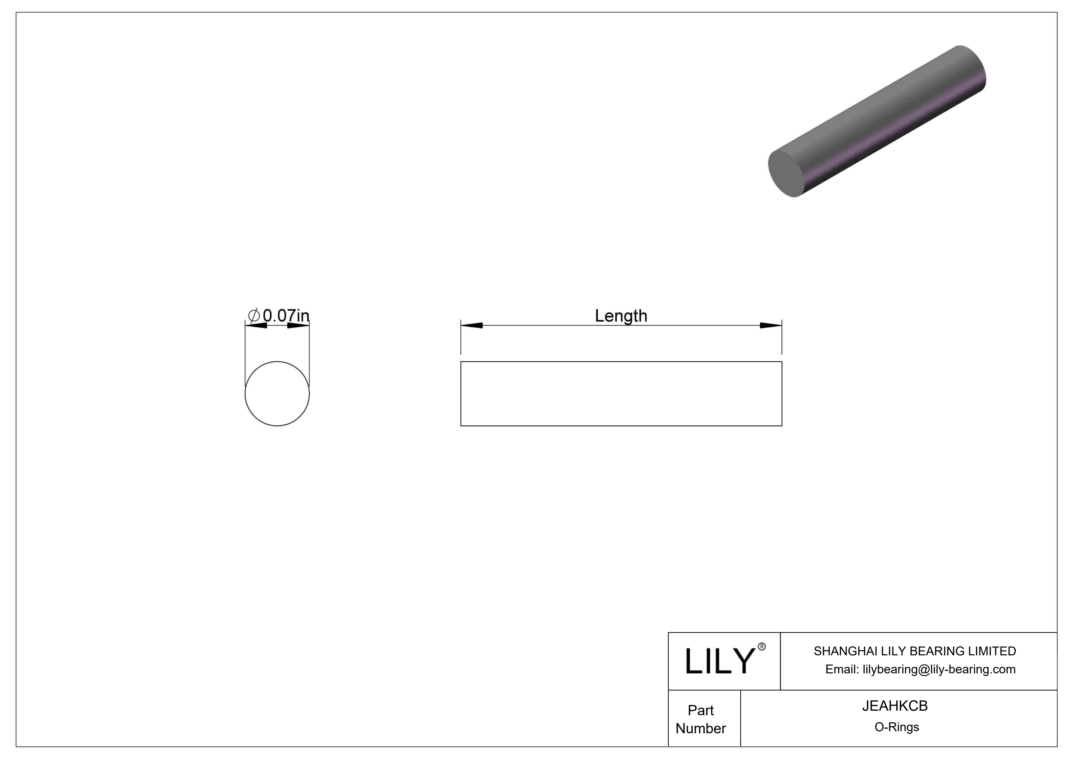 JEAHKCB 圆形耐油 O 型圈绳料 cad drawing