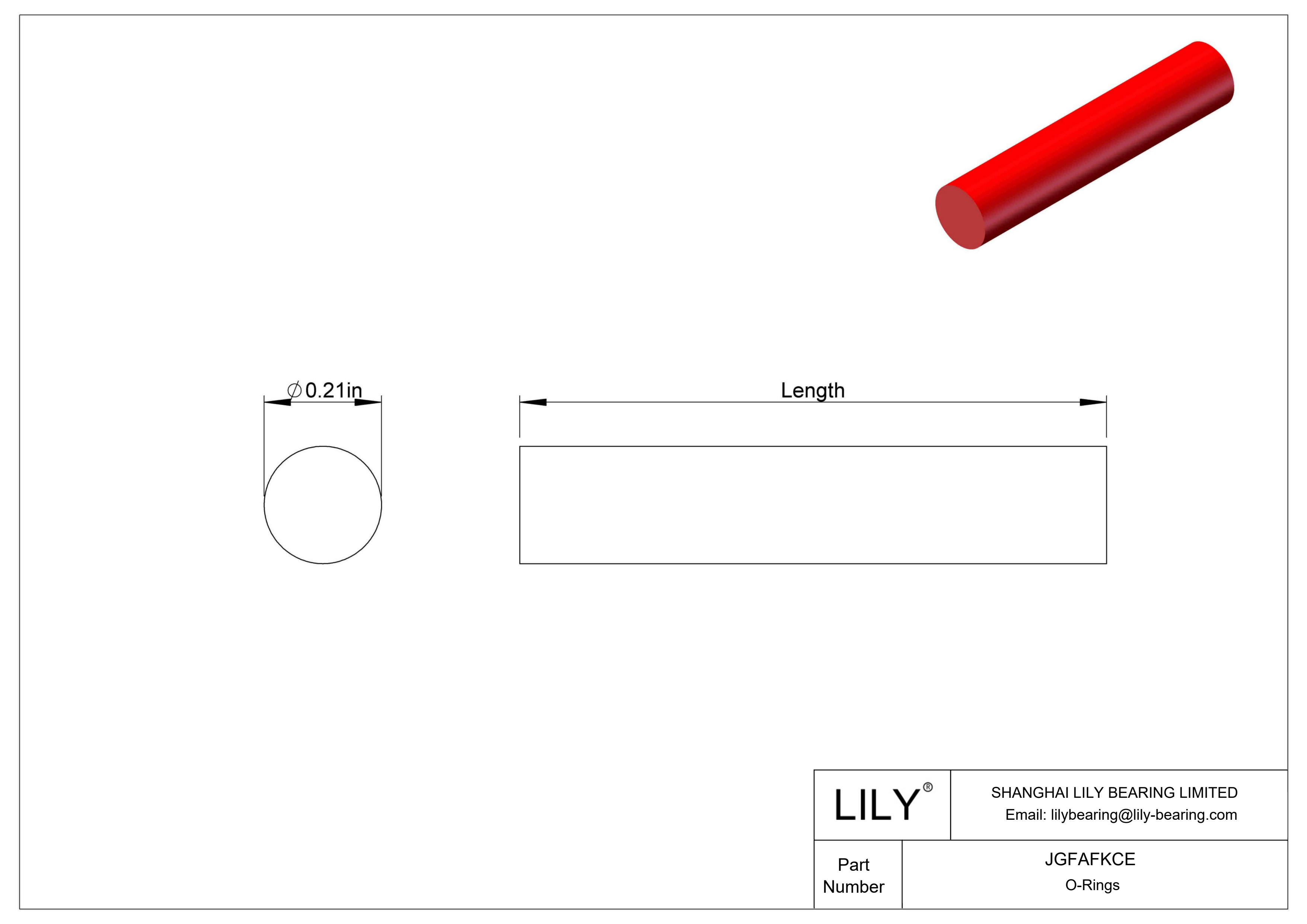 JGFAFKCE 圆形高温 O 型圈软线库存 cad drawing