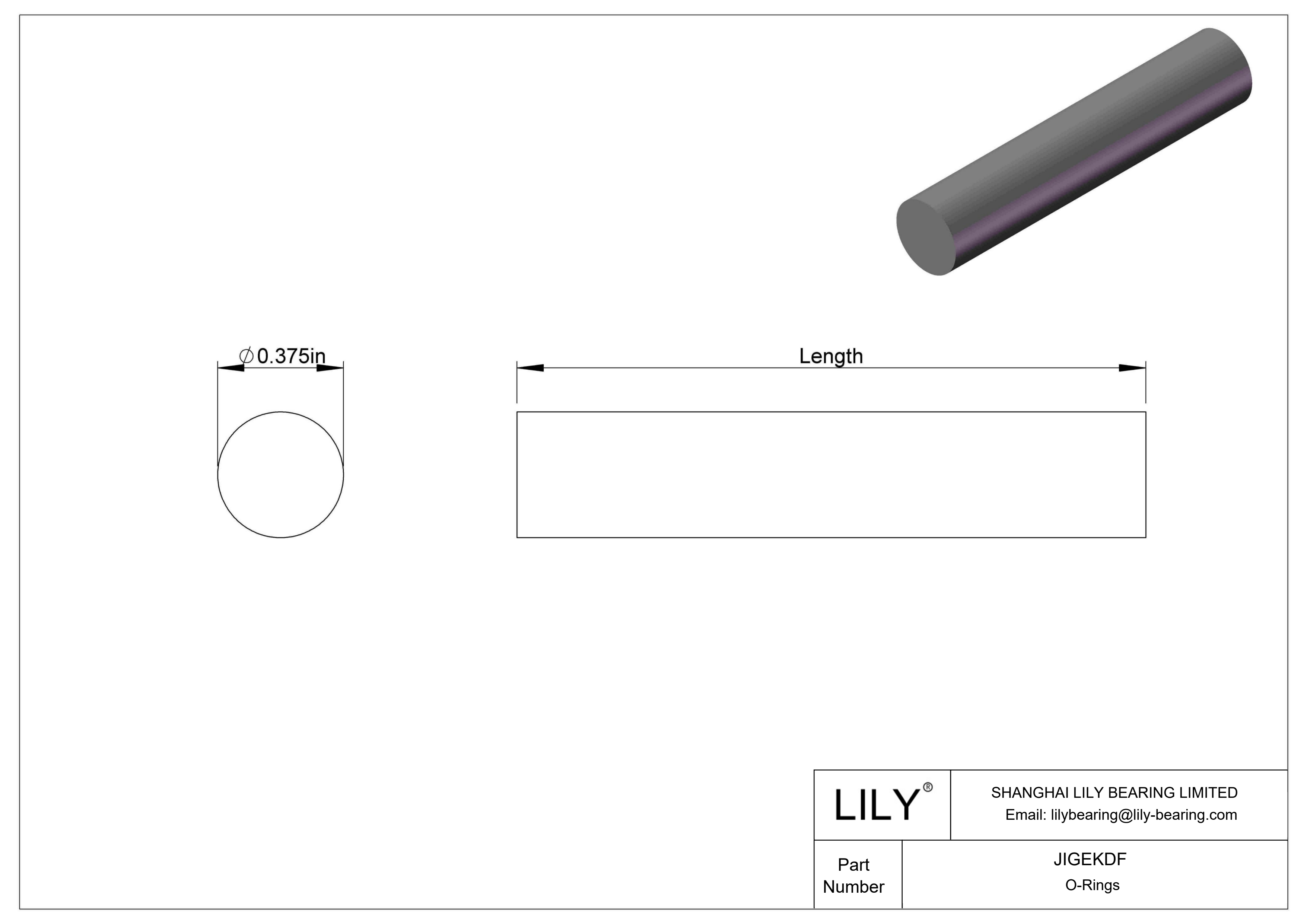 JIGEKDF 圆形耐油 O 型圈绳料 cad drawing