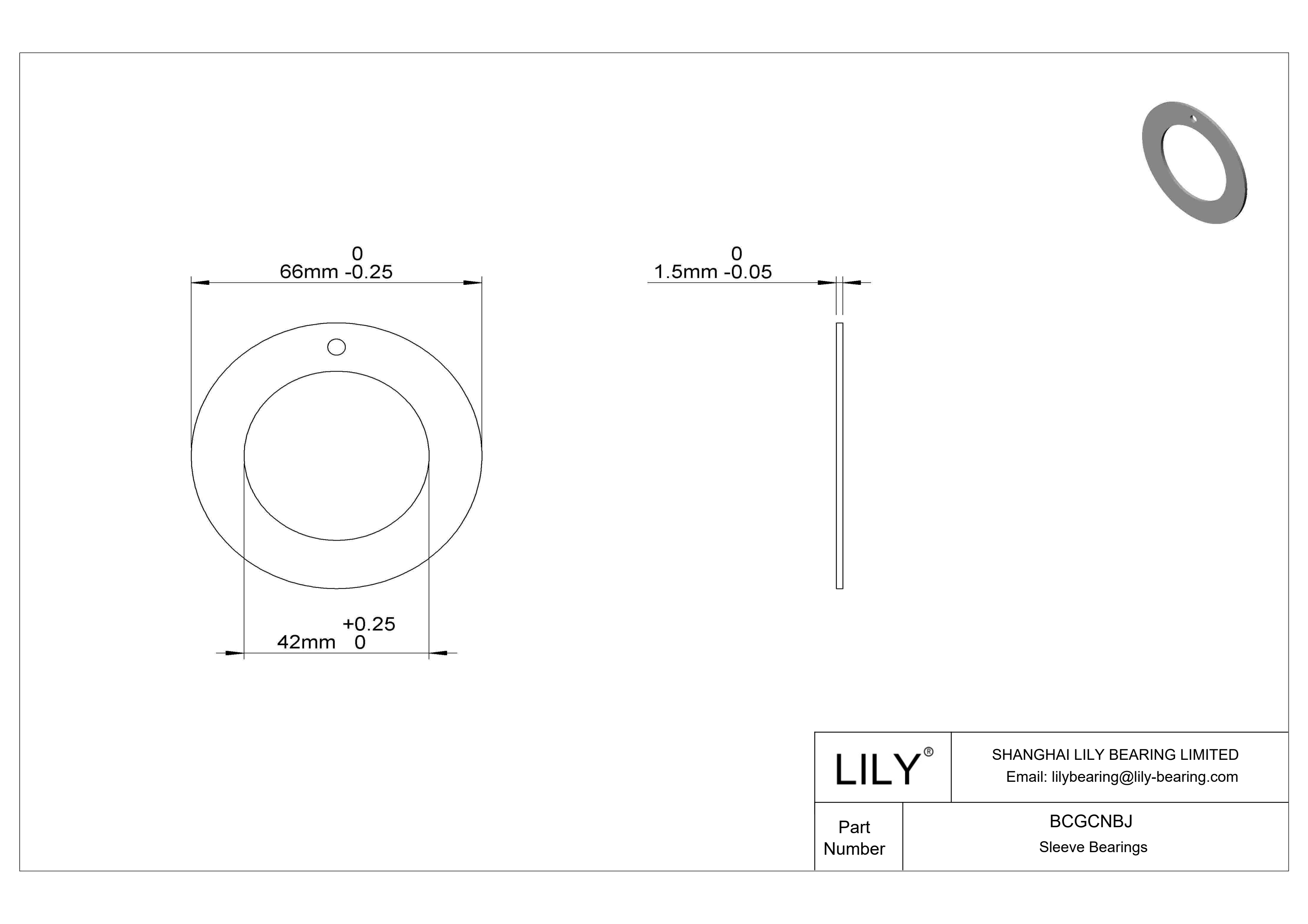 BCGCNBJ 高负荷干运转推力轴承 cad drawing