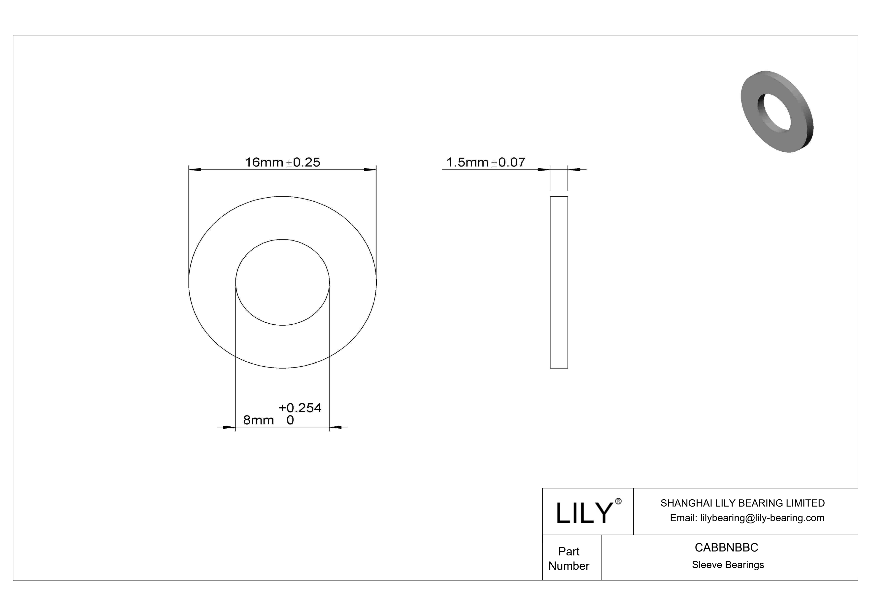 CABBNBBC 油浸推力轴承 cad drawing