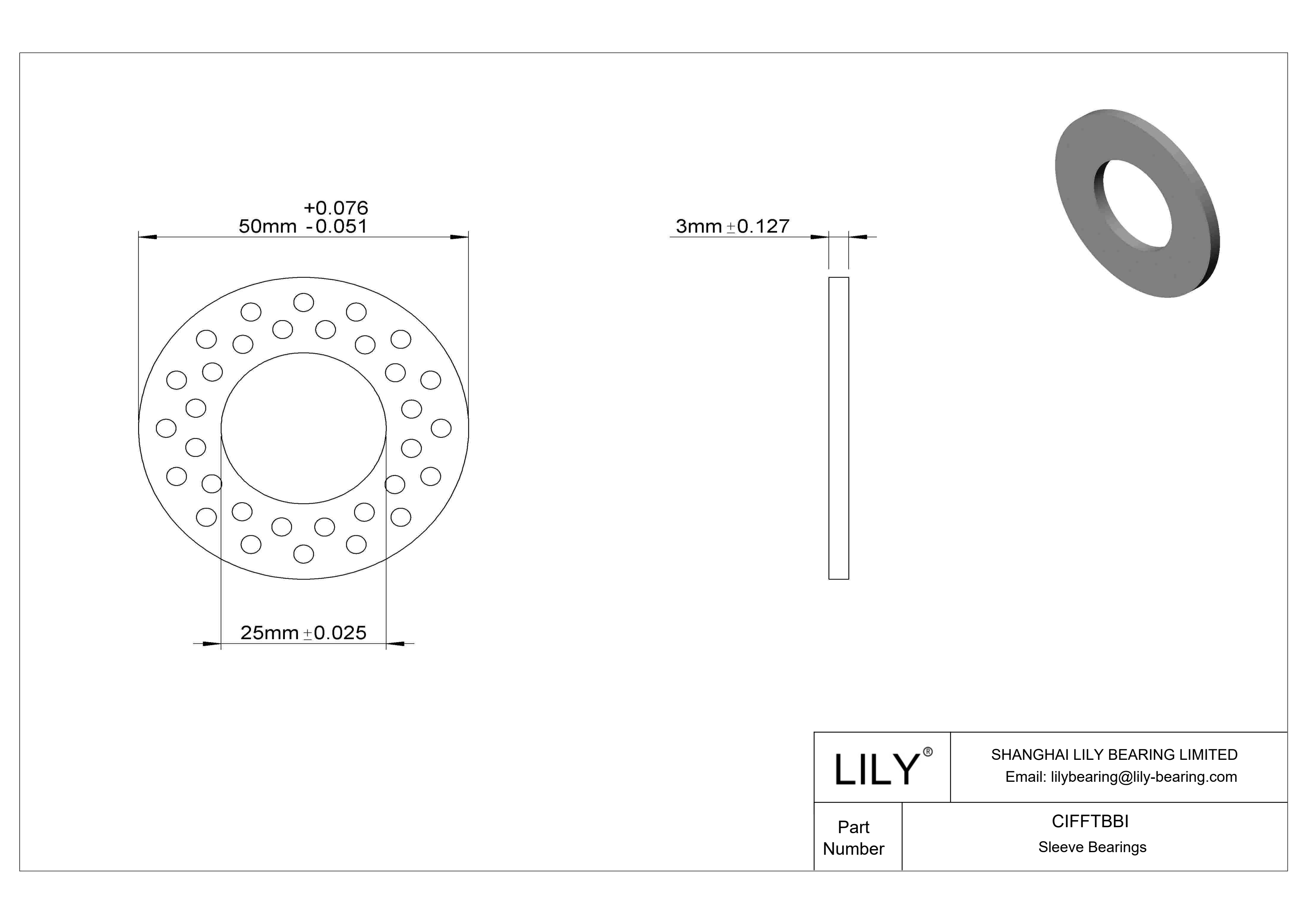 CIFFTBBI 高温干运转推力轴承 cad drawing