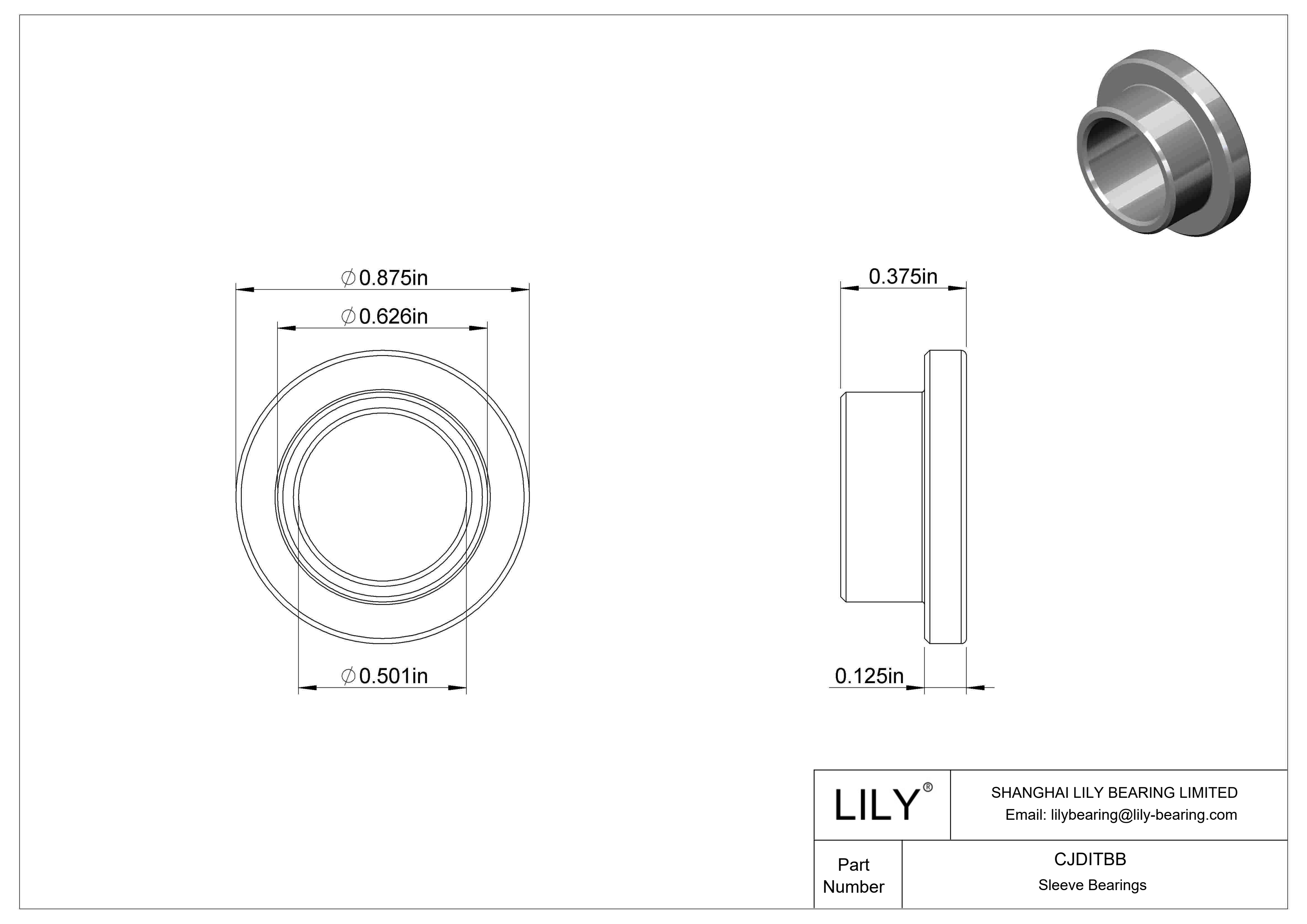 CJDITBB 高负荷油浸法兰滑动轴承 cad drawing