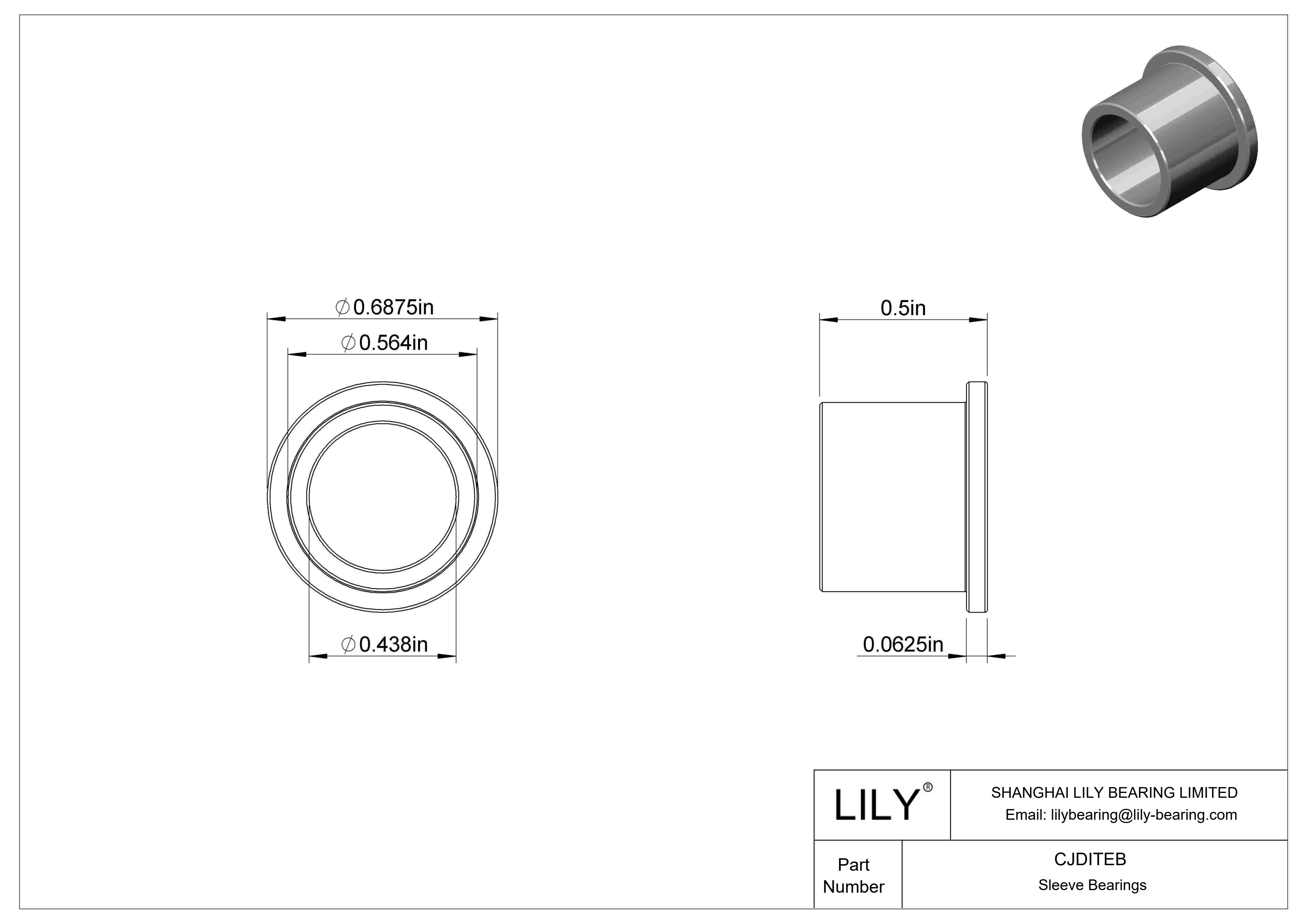 CJDITEB 高负荷油浸法兰滑动轴承 cad drawing