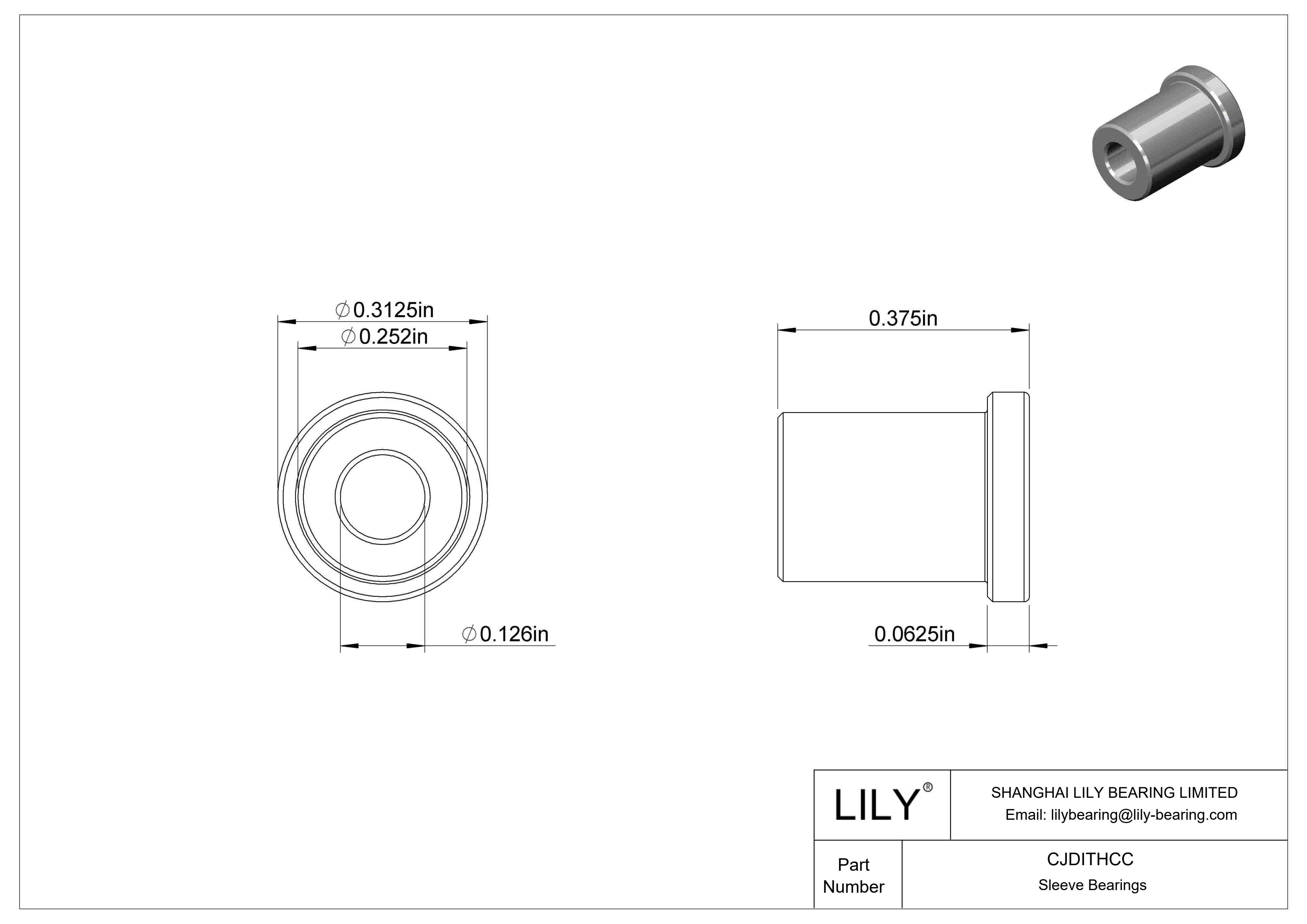 CJDITHCC 高负荷油浸法兰滑动轴承 cad drawing