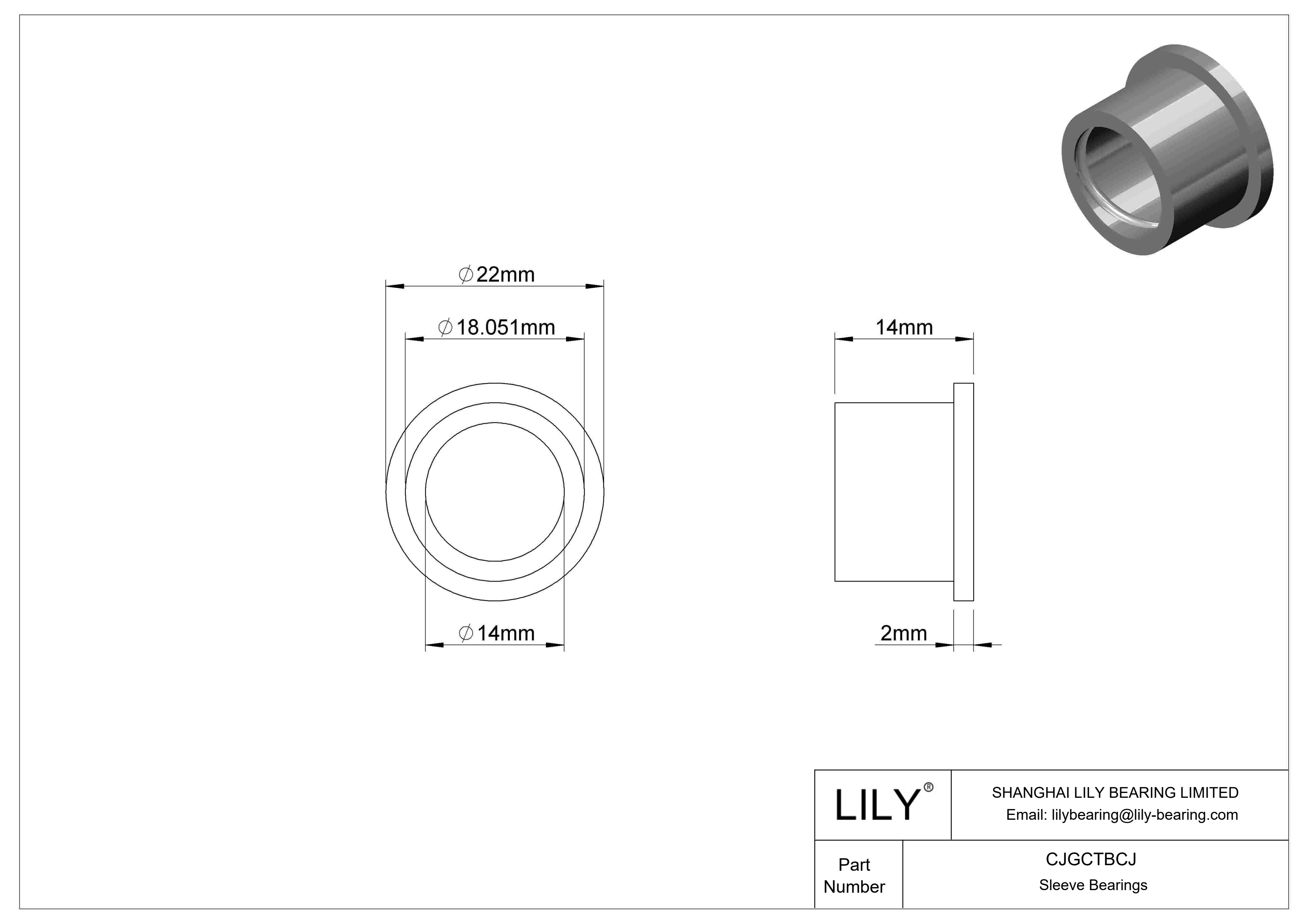 CJGCTBCJ 高温干运转法兰滑动轴承 cad drawing