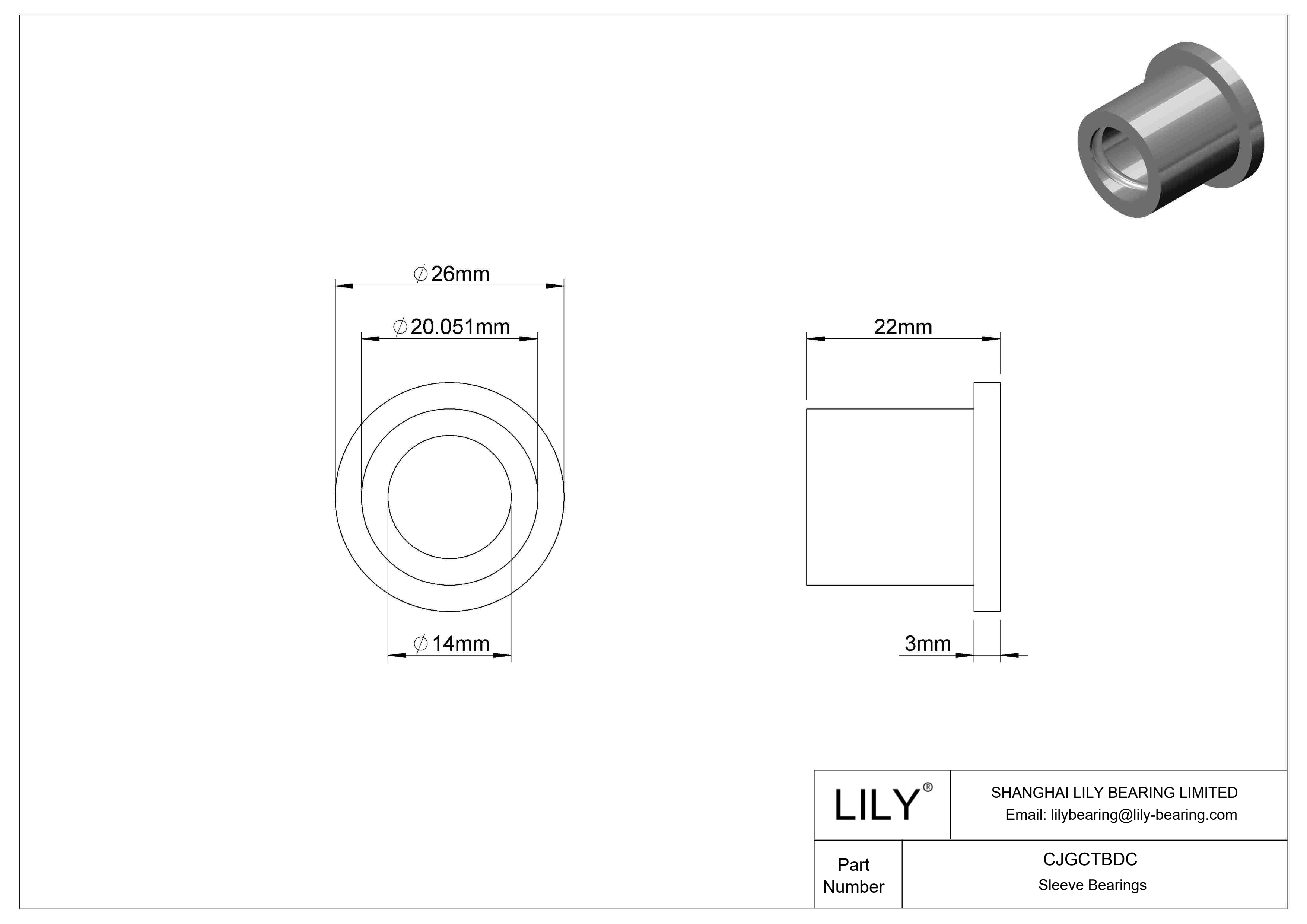 CJGCTBDC 高温干运转法兰滑动轴承 cad drawing