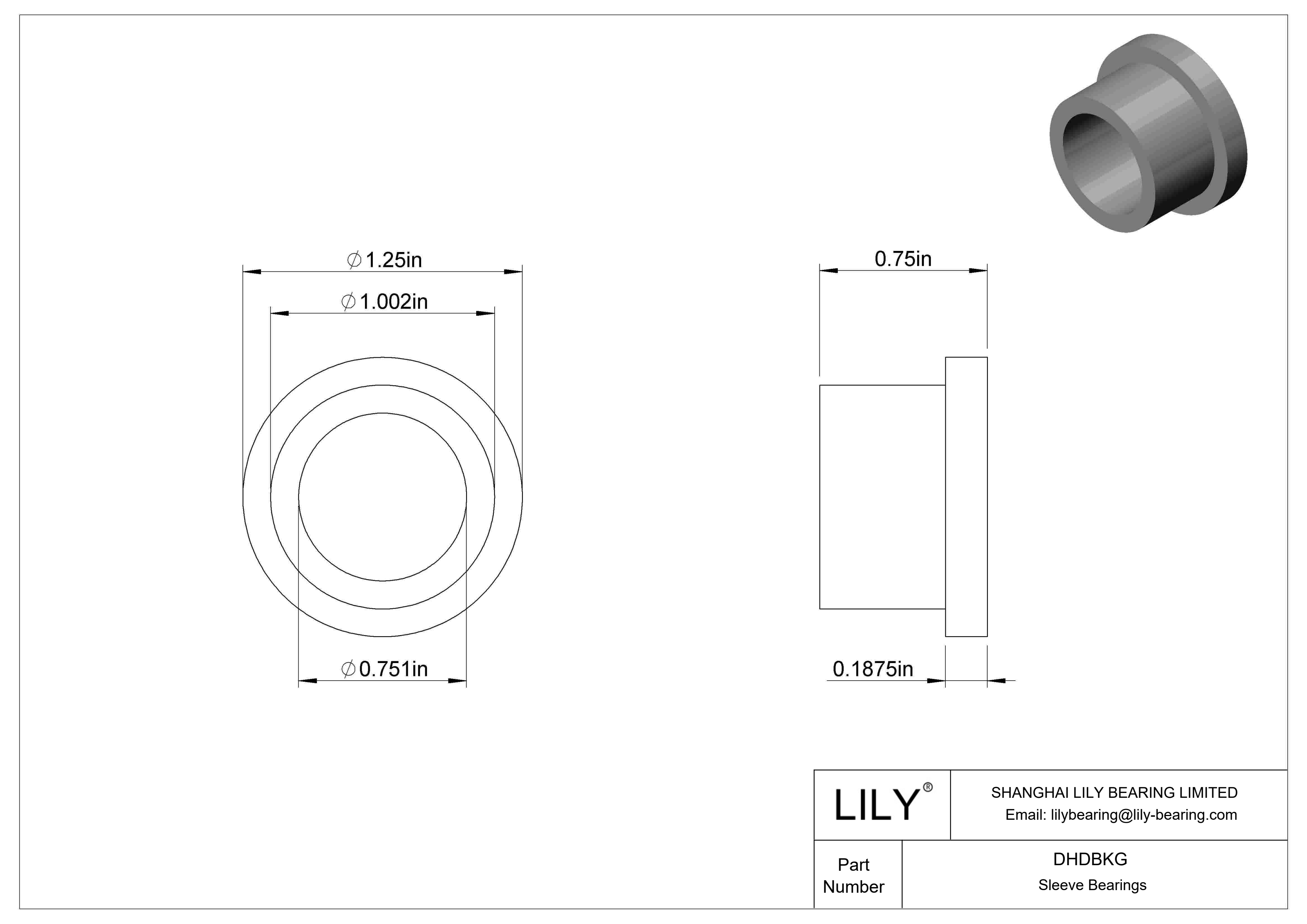 DHDBKG 高负荷油浸法兰滑动轴承 cad drawing