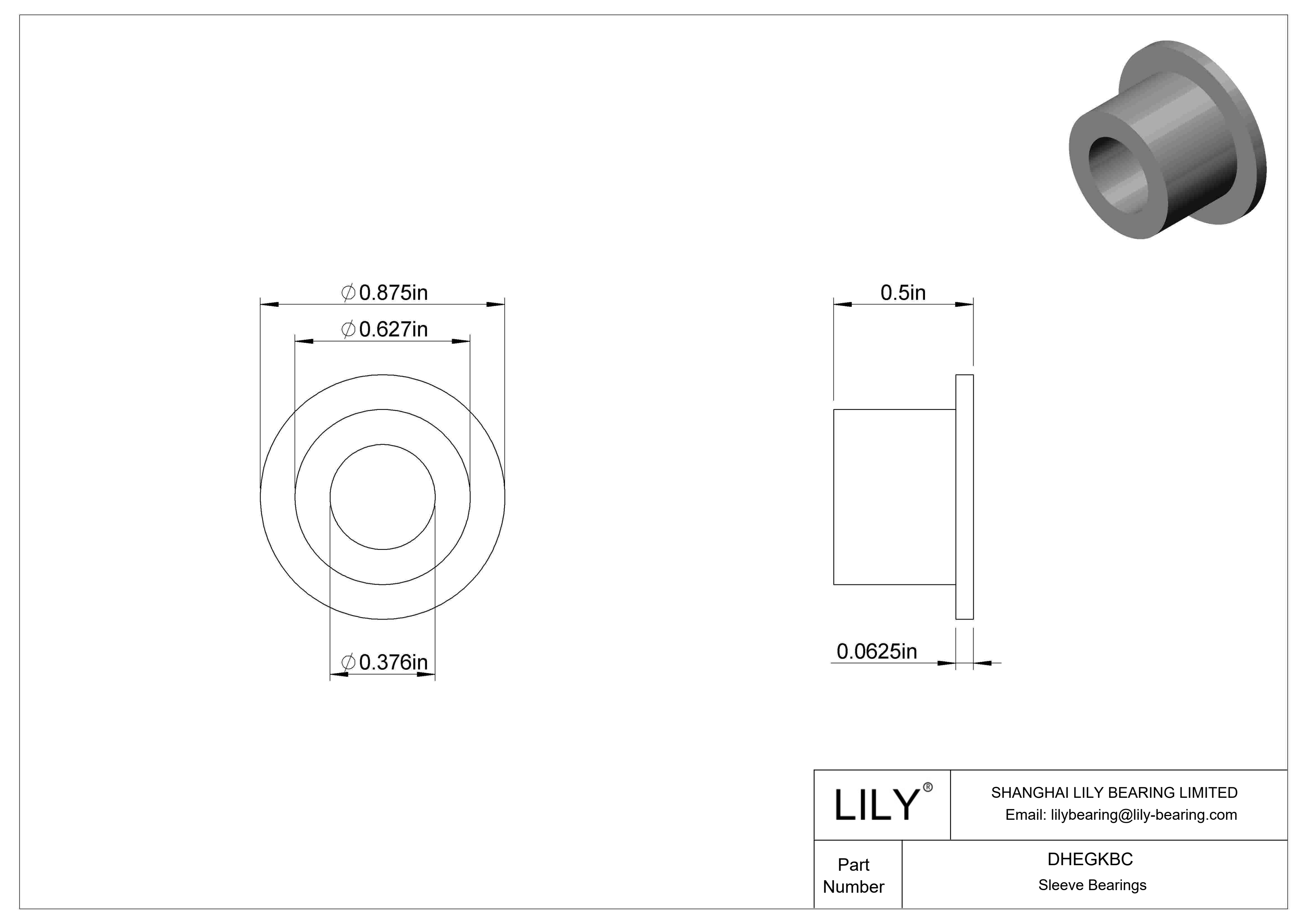 DHEGKBC Industria alimentaria Rodamientos de manguito embridados en aceite cad drawing