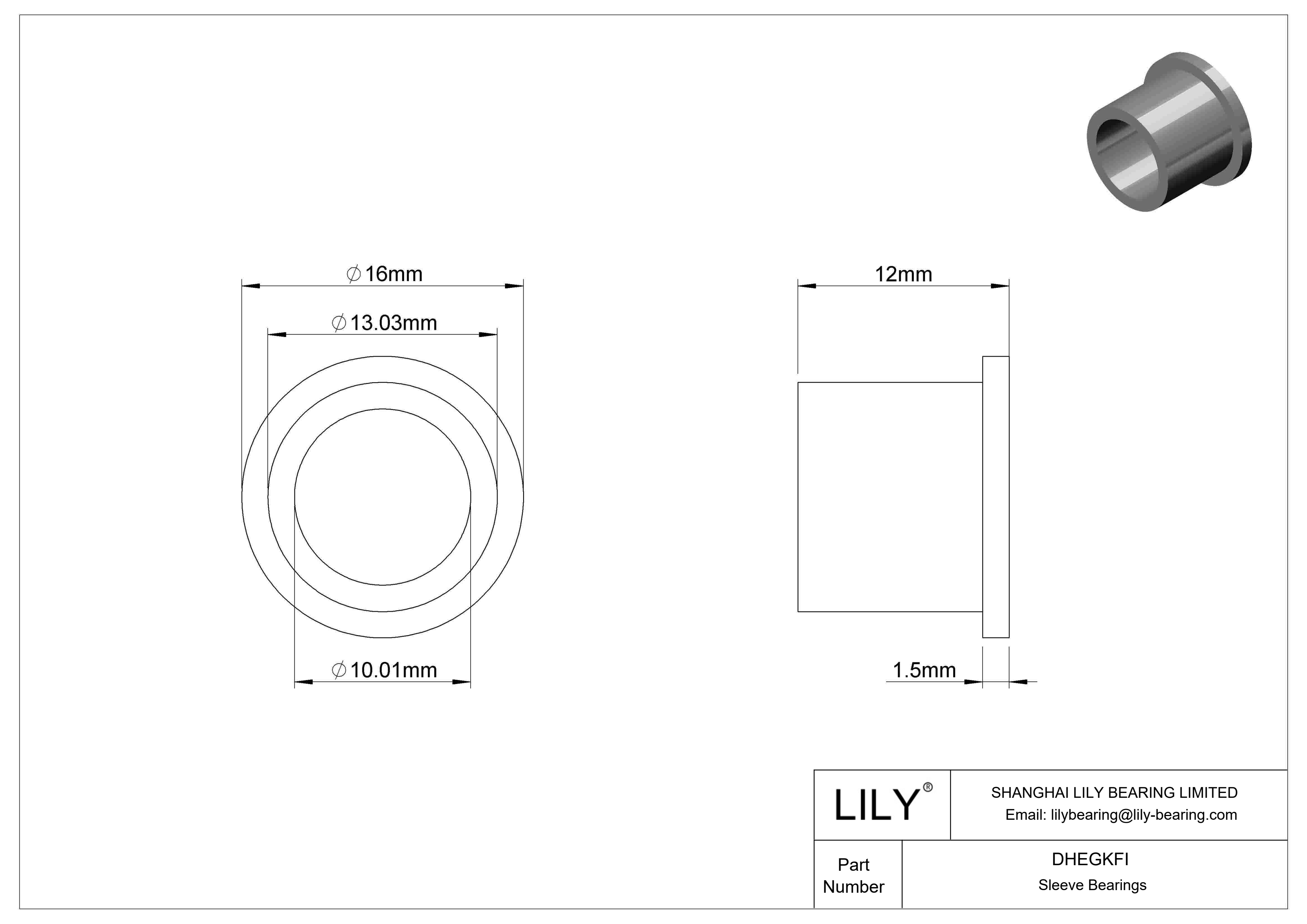 DHEGKFI 食品工业用油浸式法兰滑动轴承 cad drawing