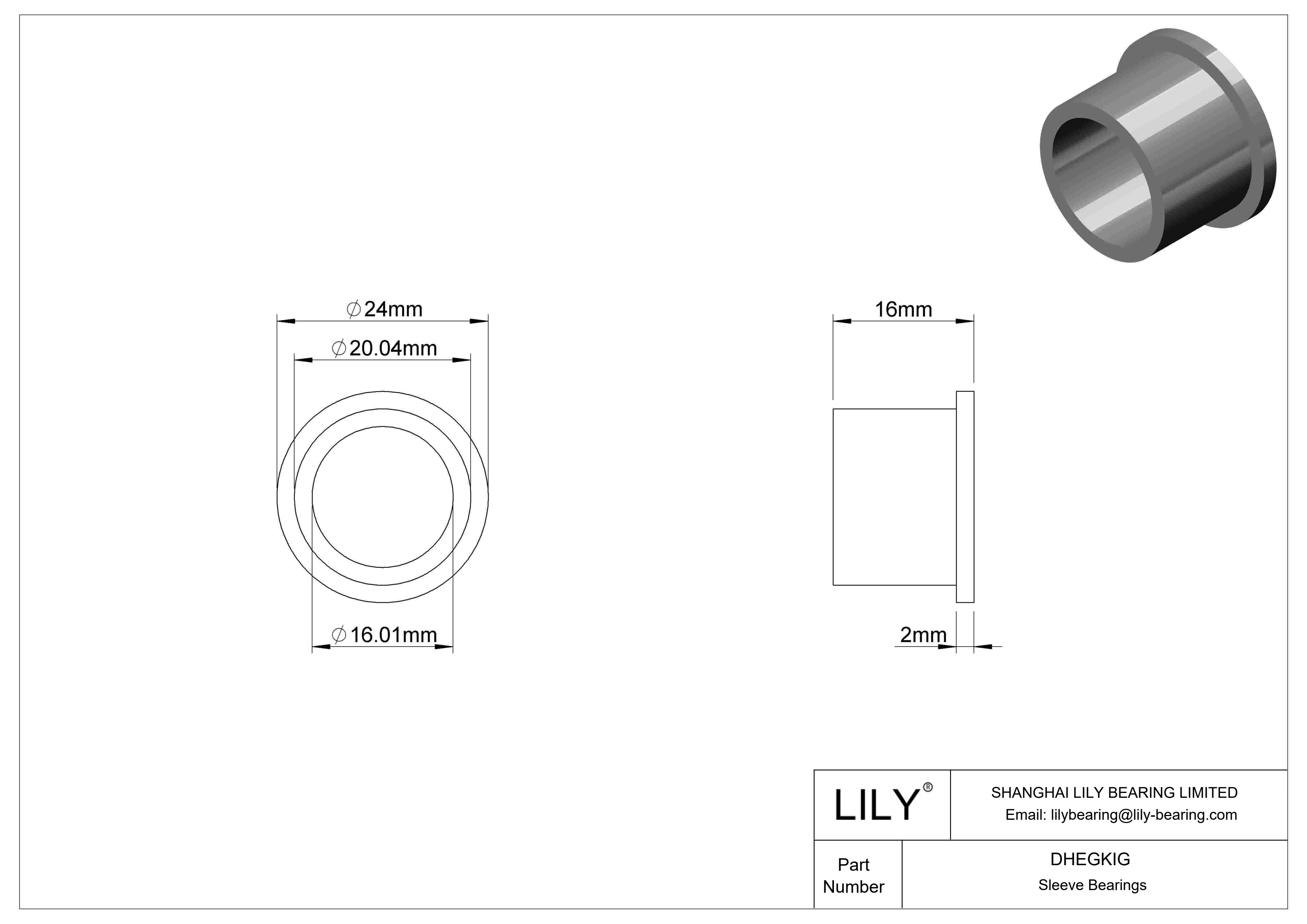 DHEGKIG Industria alimentaria Rodamientos de manguito embridados en aceite cad drawing