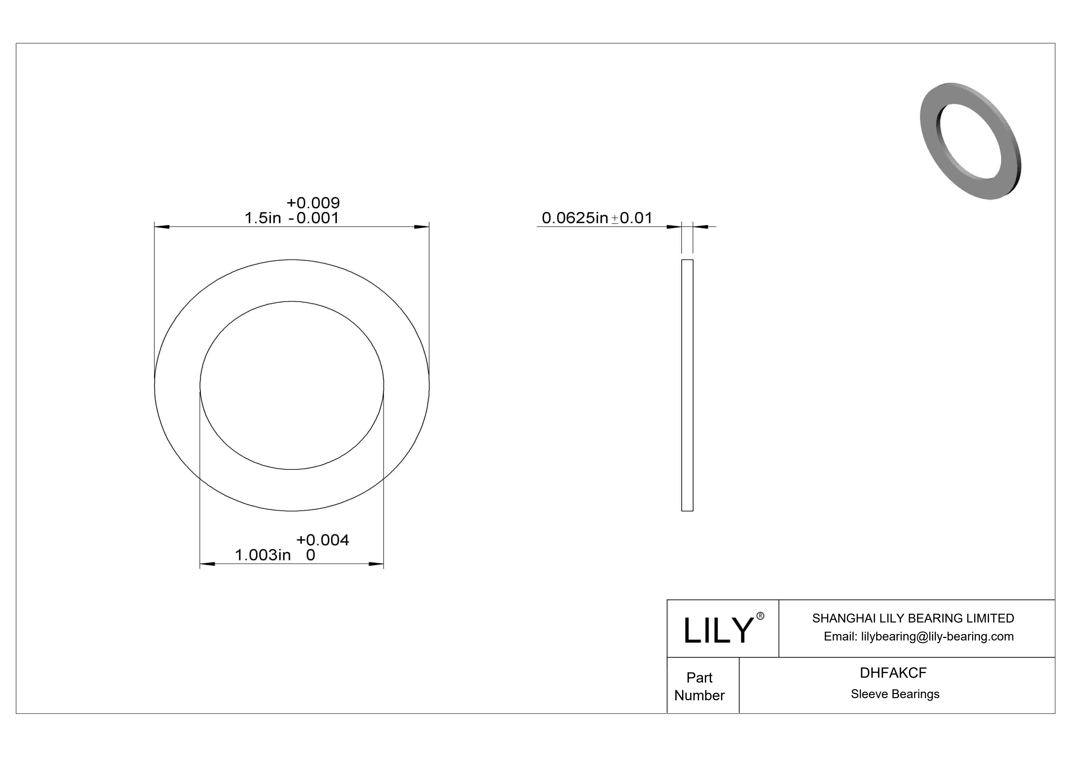 DHFAKCF 高负荷油浸推力轴承 cad drawing