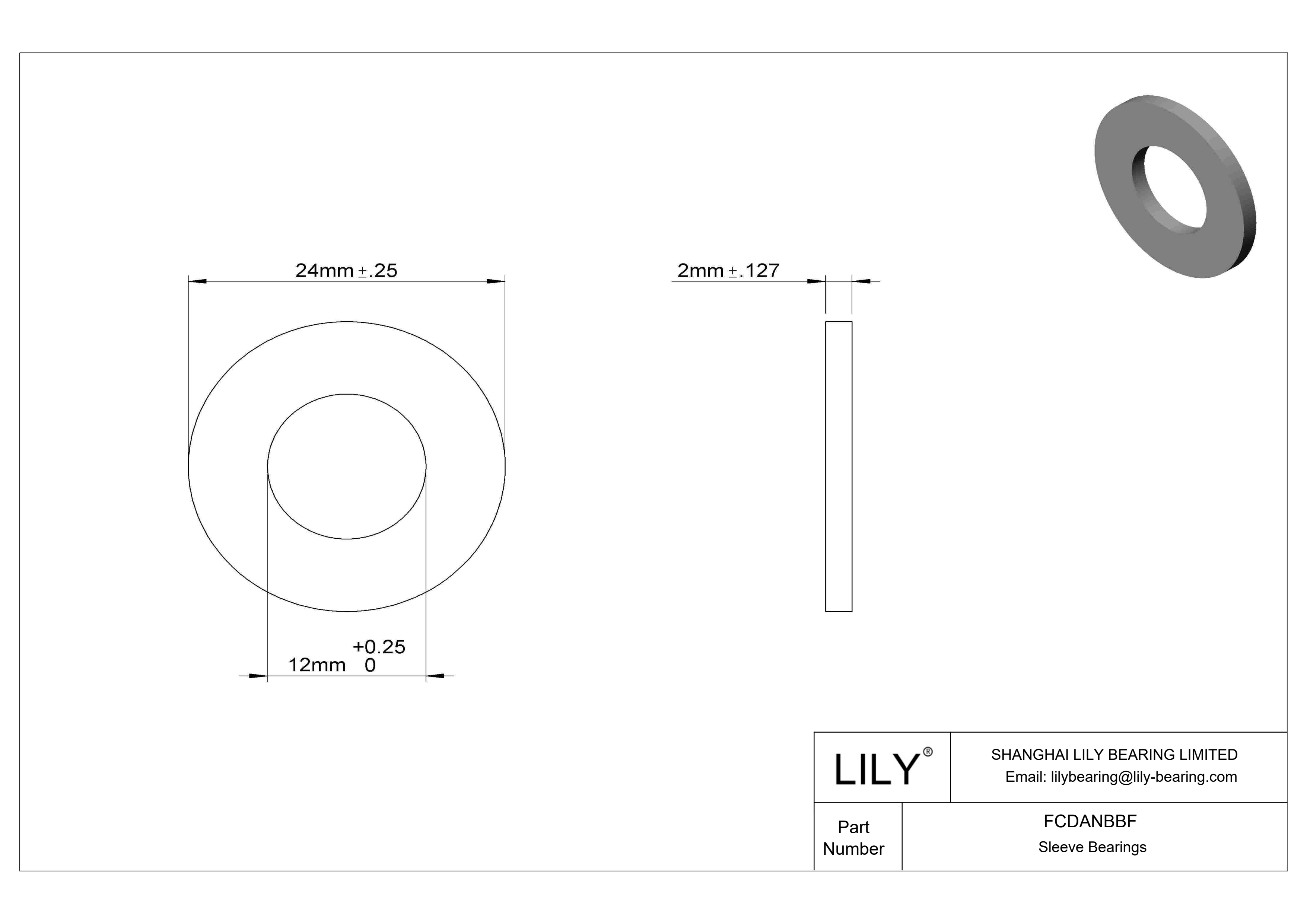 FCDANBBF 高负荷油浸推力轴承 cad drawing