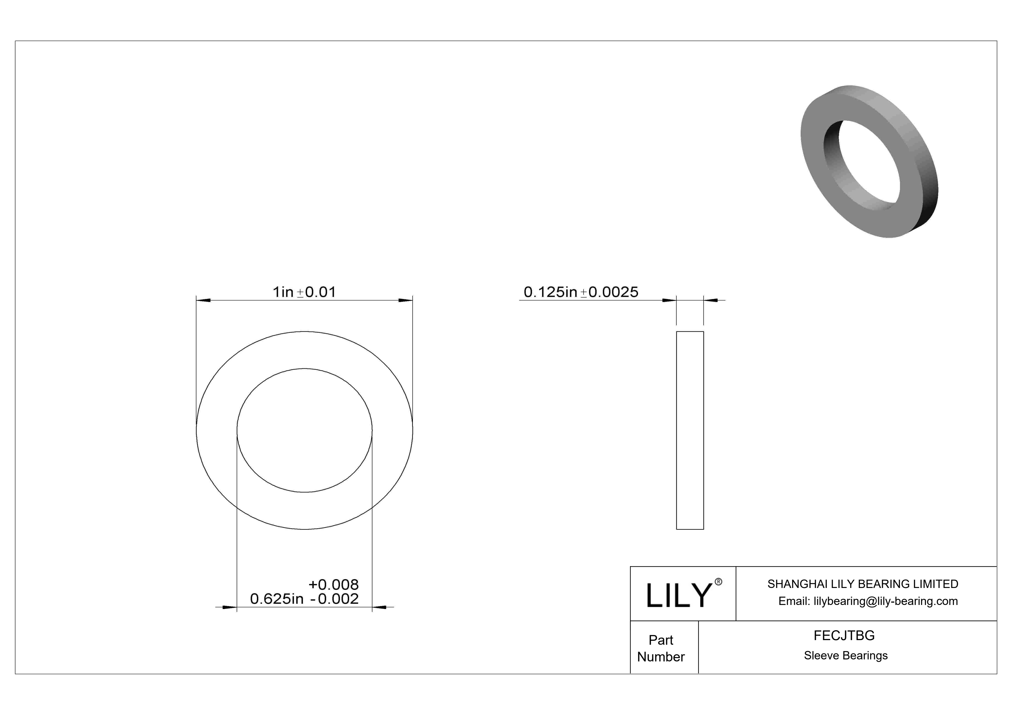 FECJTBG Rodamientos axiales lubricados para la industria alimentaria cad drawing