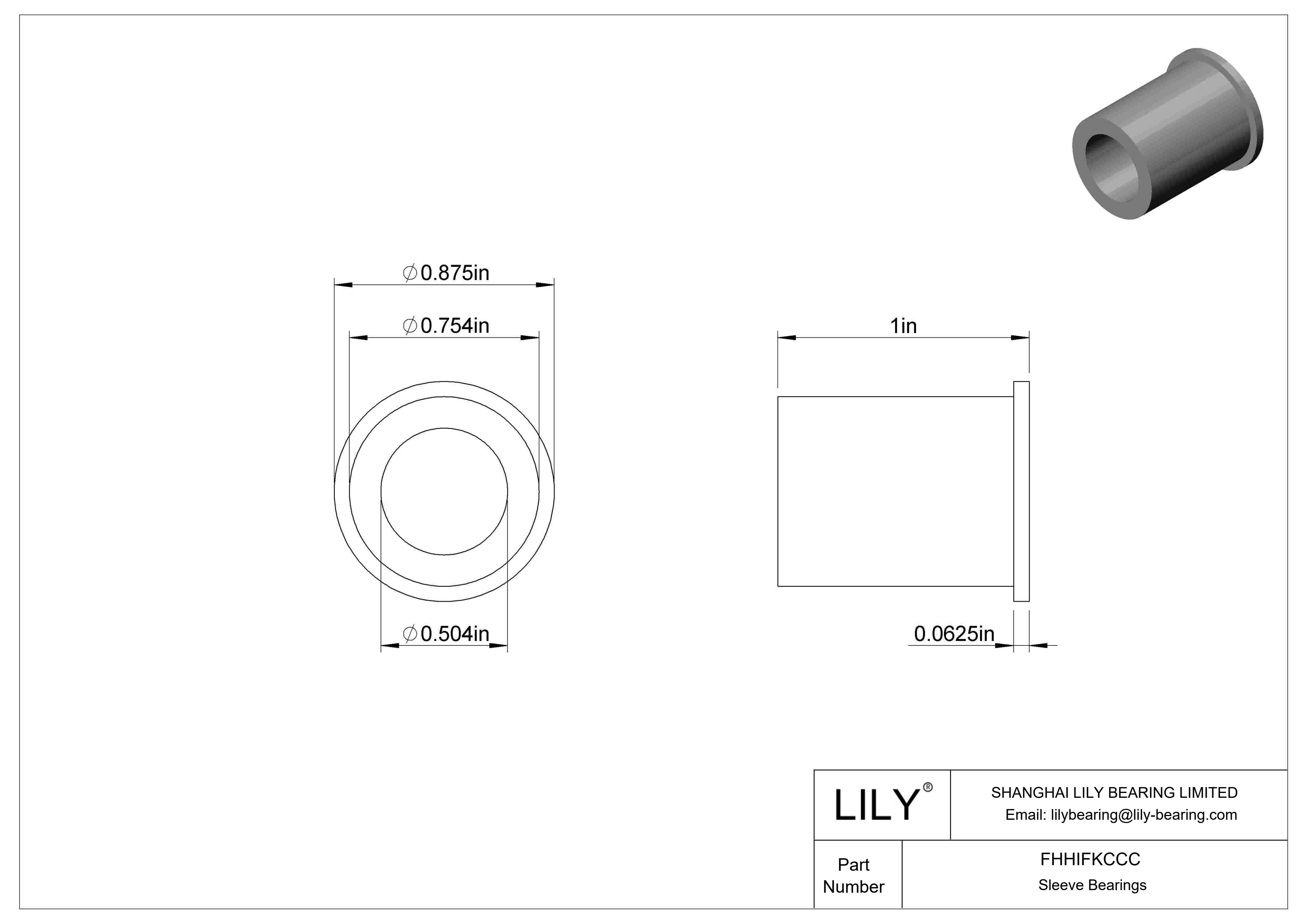 FHHIFKCCC 食品工业干运转法兰滑动轴承 cad drawing