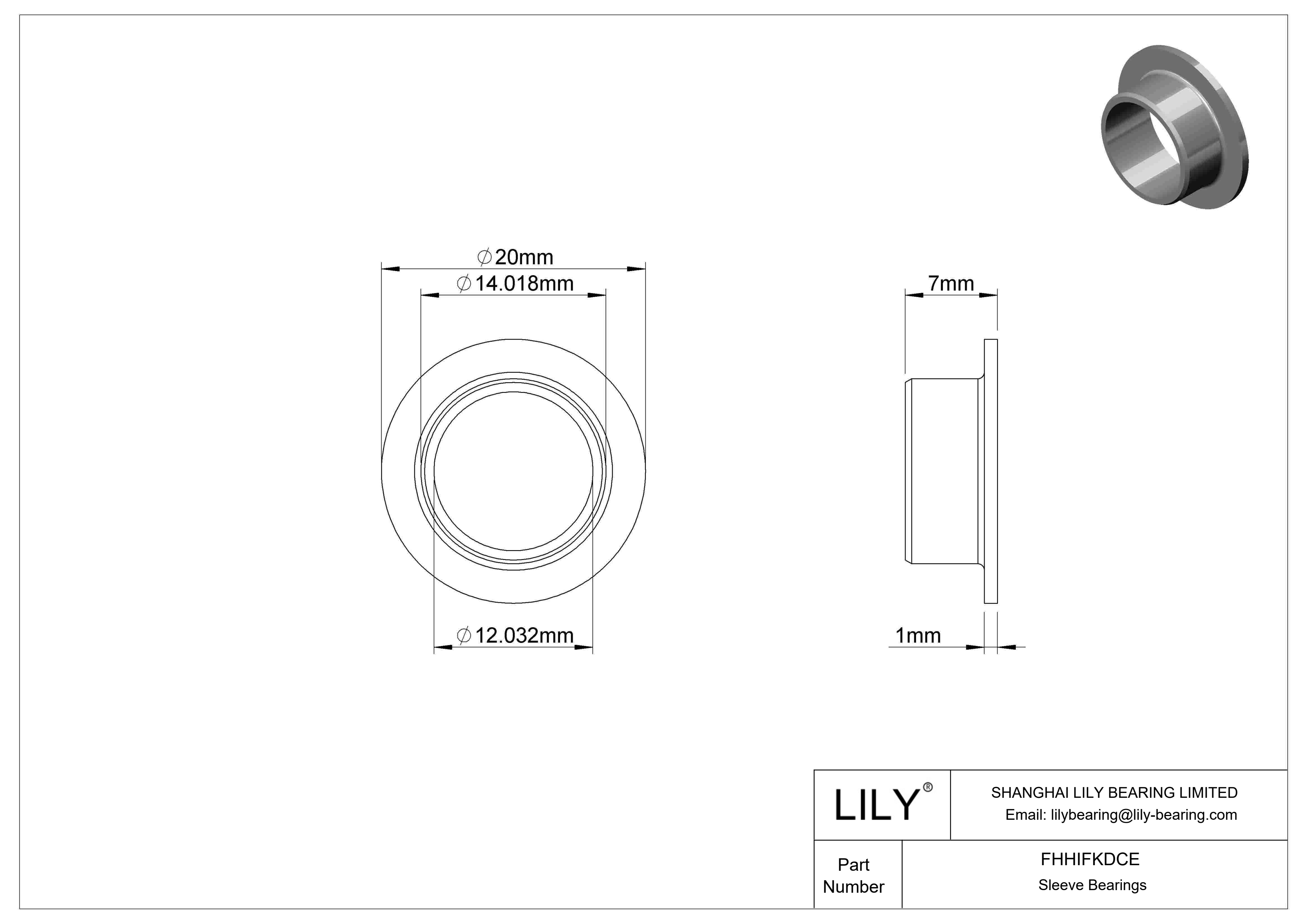 FHHIFKDCE 食品工业干运转法兰滑动轴承 cad drawing