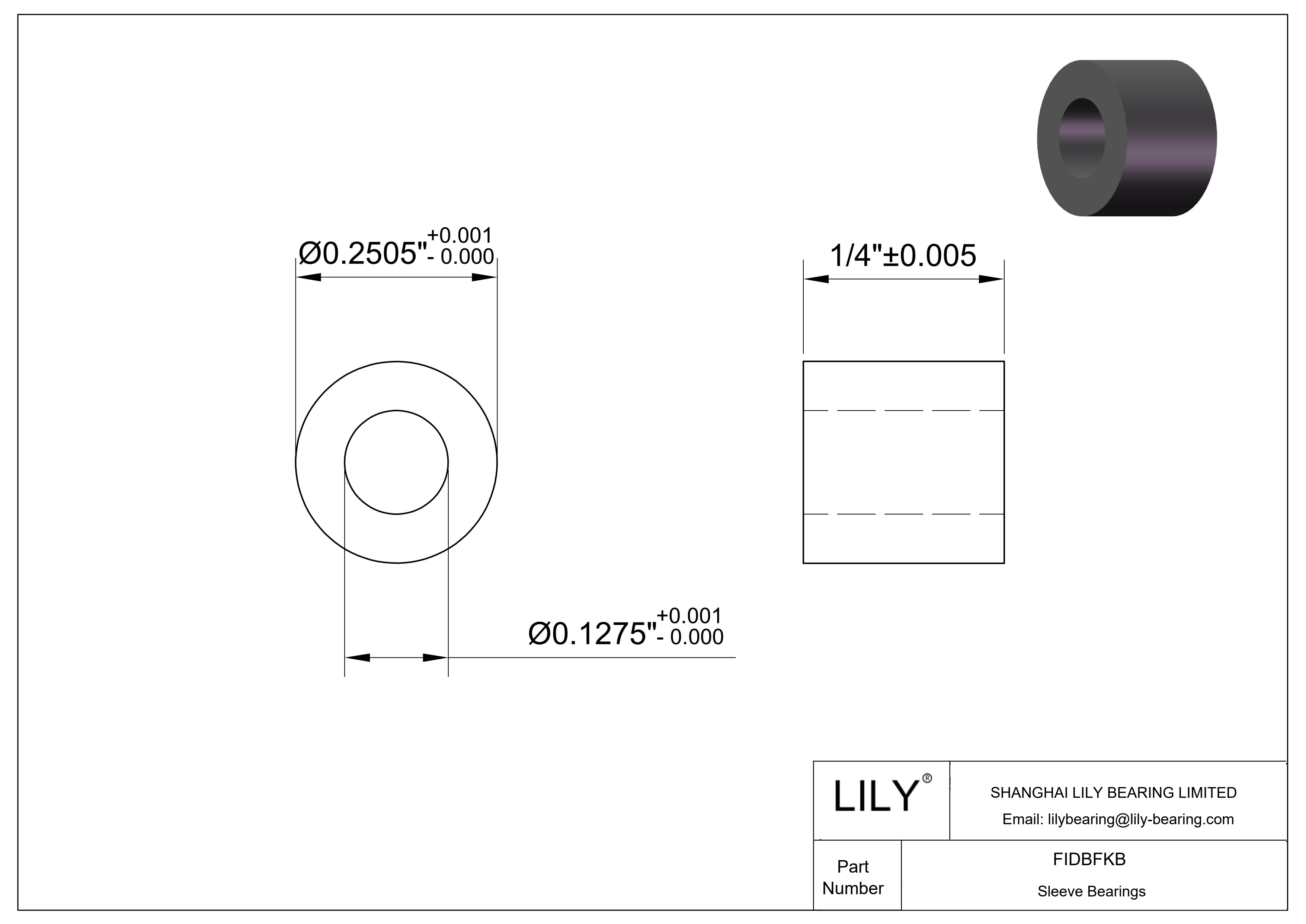 FIDBFKB 恶劣环境干运转滑动轴承 cad drawing