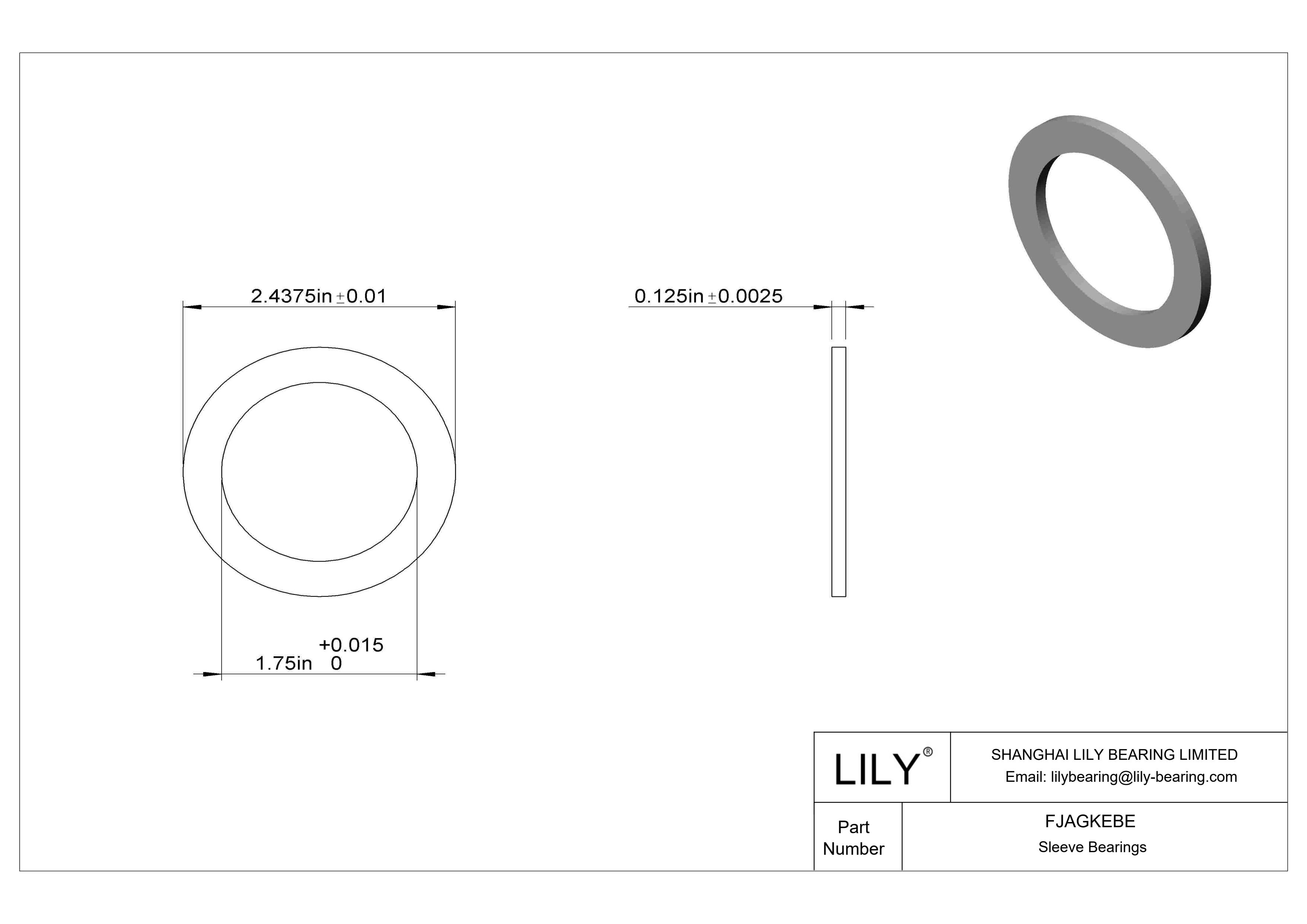 FJAGKEBE Rodamientos axiales en baño de aceite cad drawing