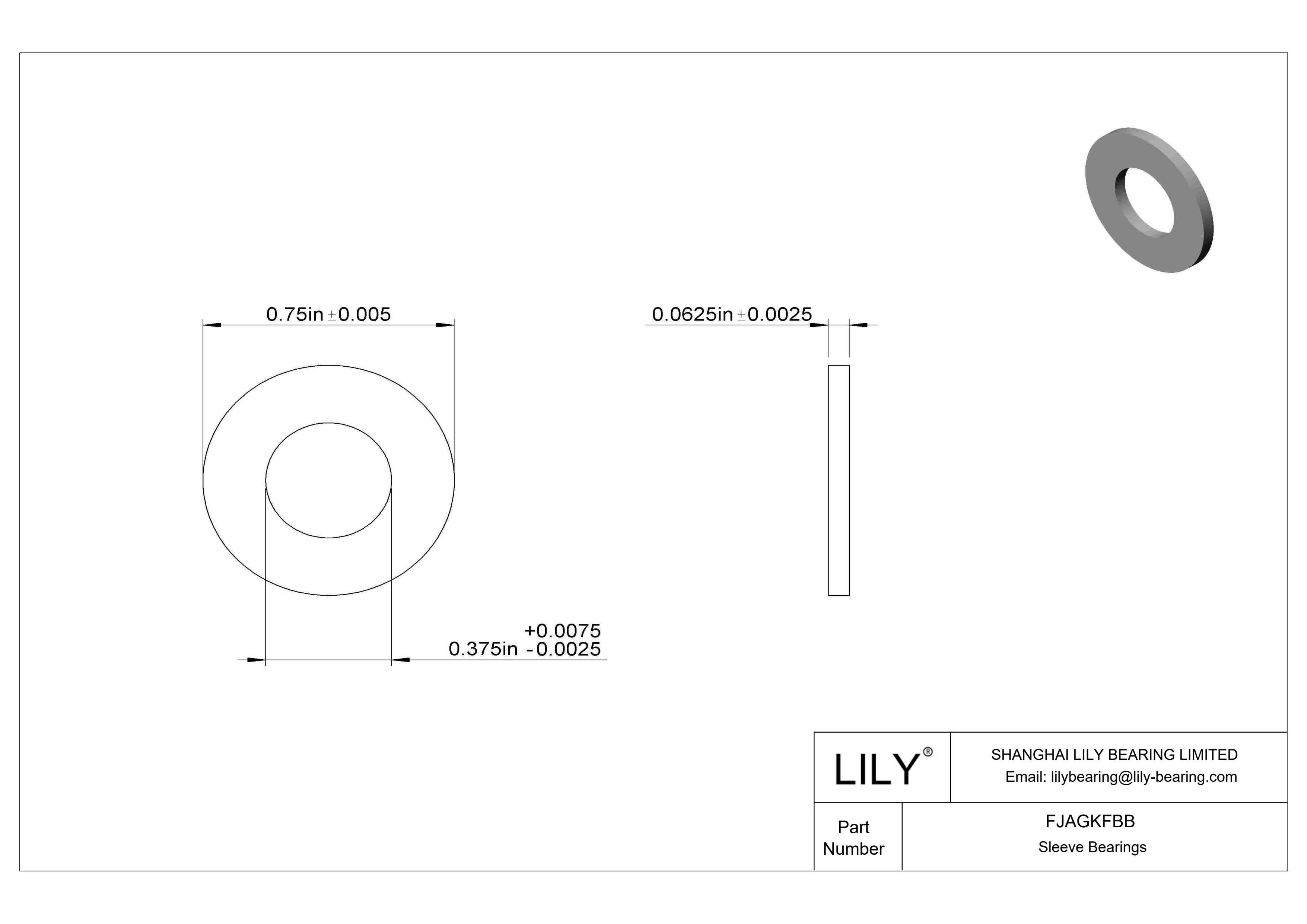 FJAGKFBB 油浸推力轴承 cad drawing