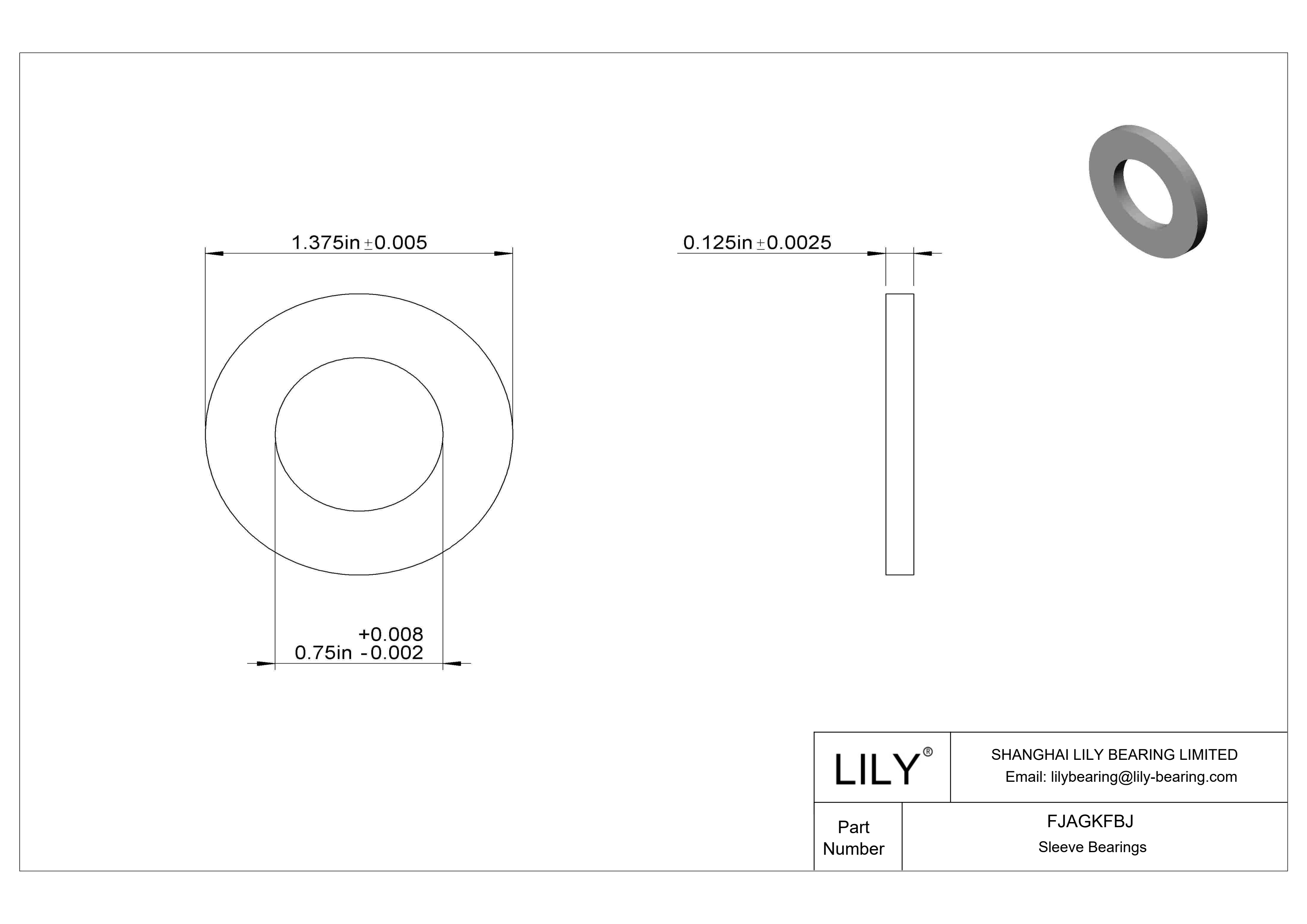 FJAGKFBJ 油浸推力轴承 cad drawing