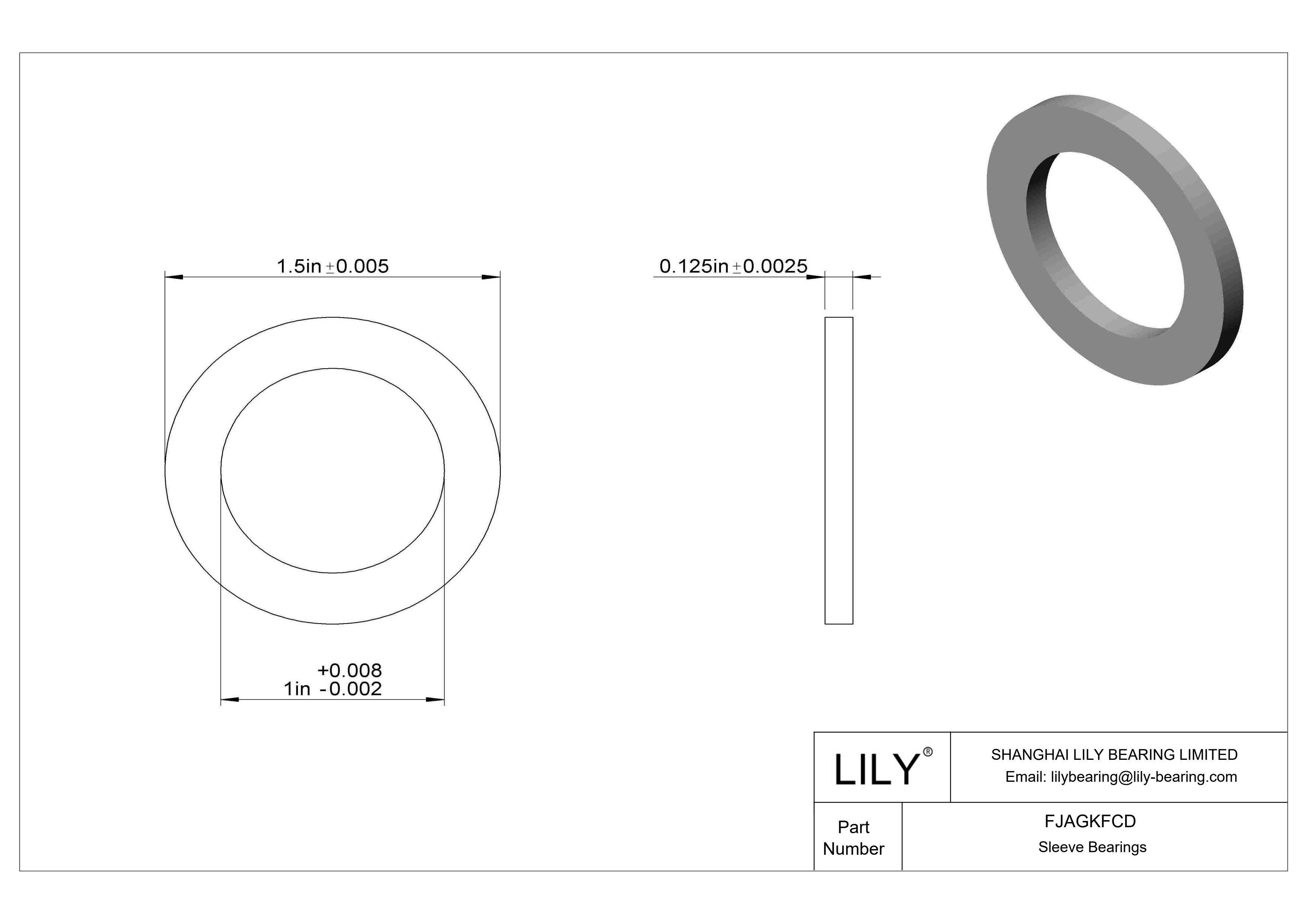 FJAGKFCD 油浸推力轴承 cad drawing