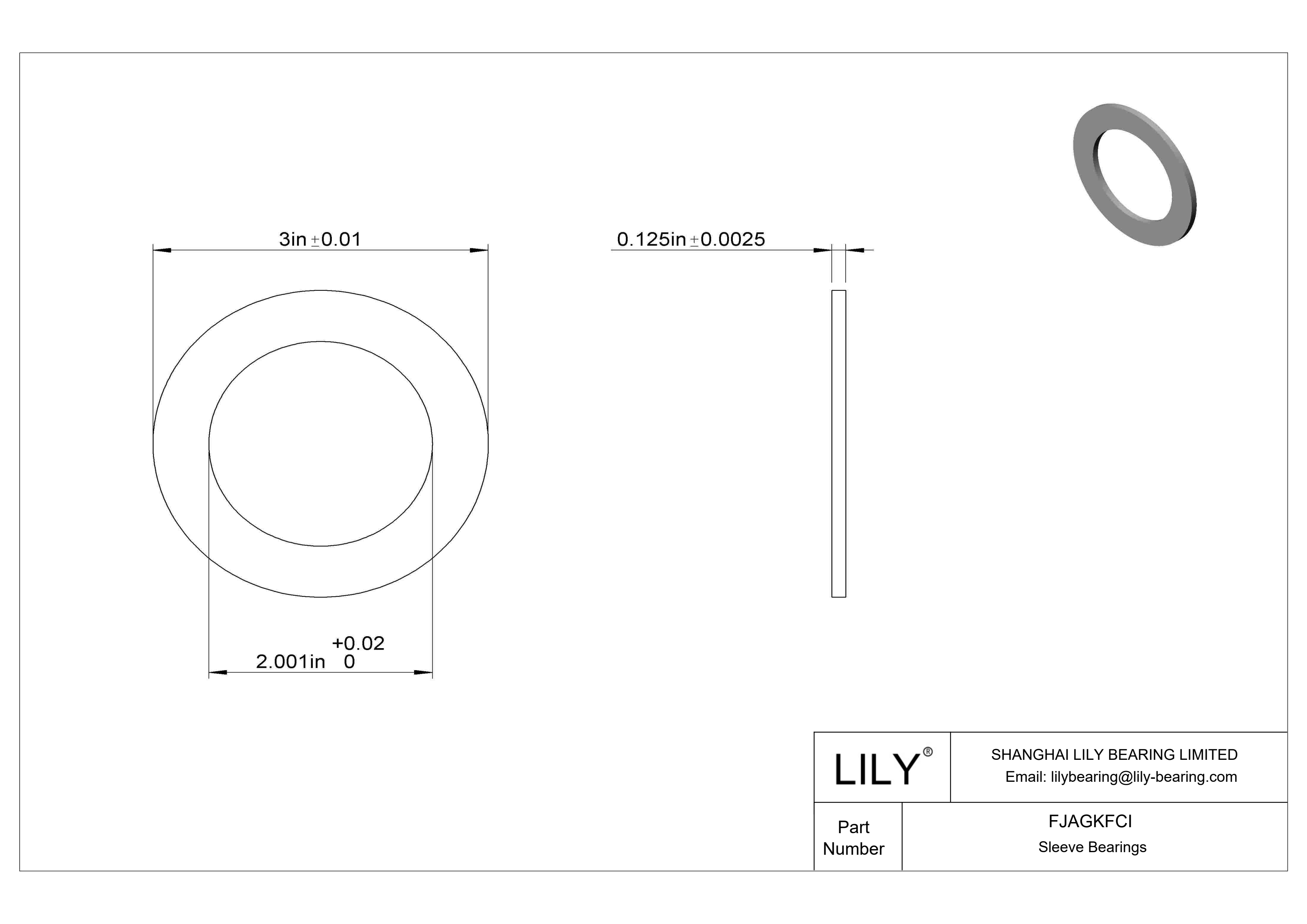 FJAGKFCI 油浸推力轴承 cad drawing