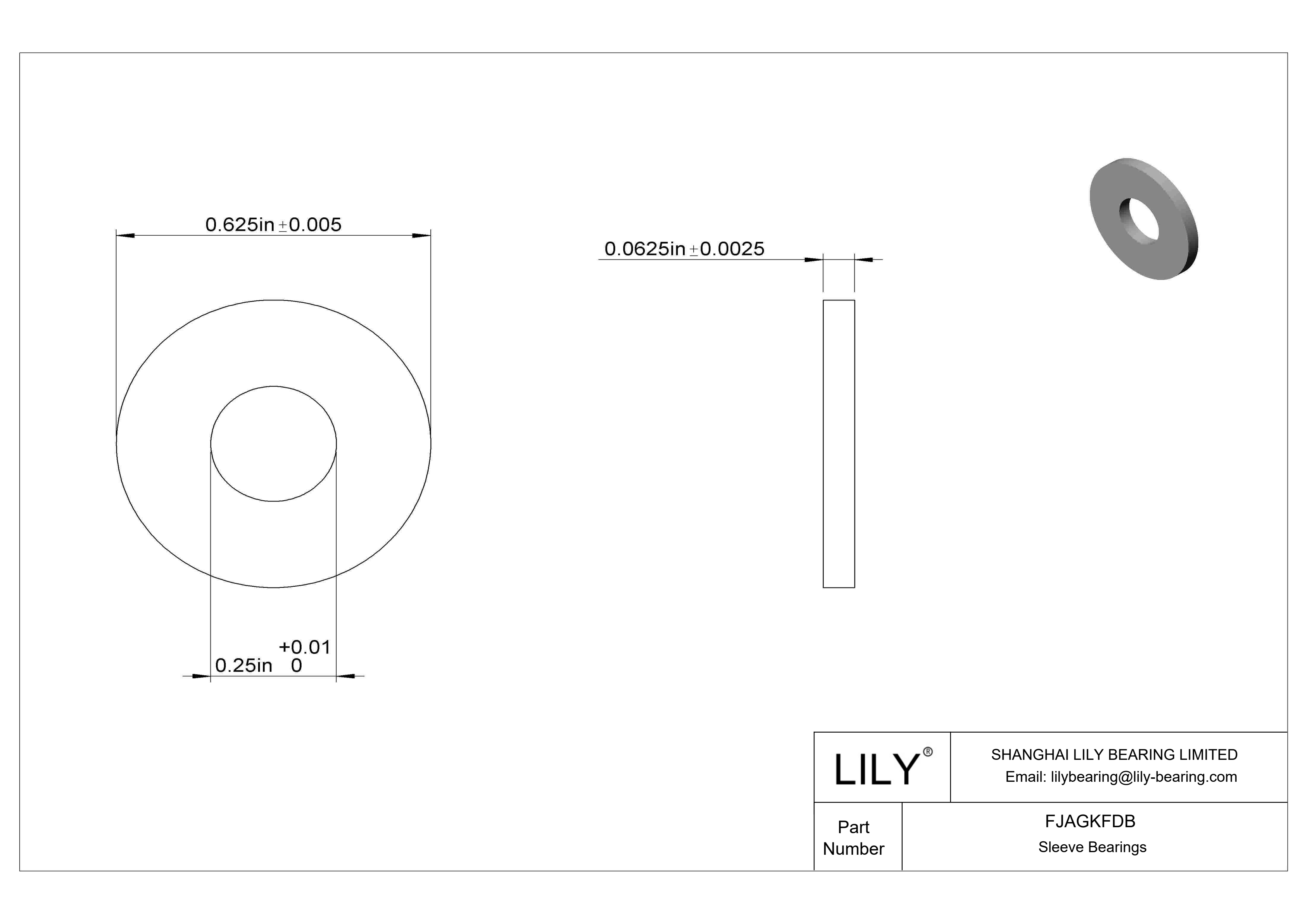 FJAGKFDB 油浸推力轴承 cad drawing