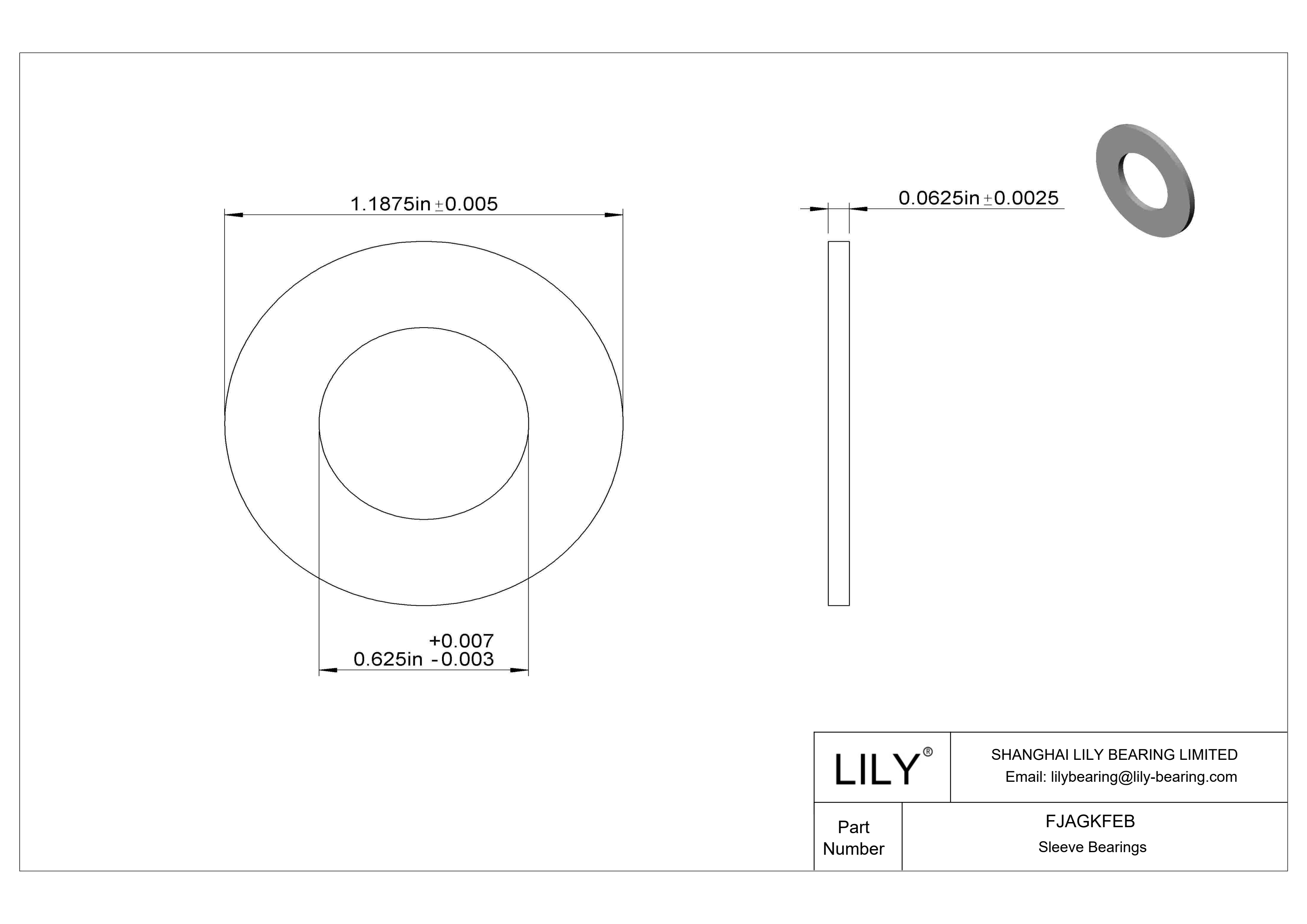 FJAGKFEB 油浸推力轴承 cad drawing