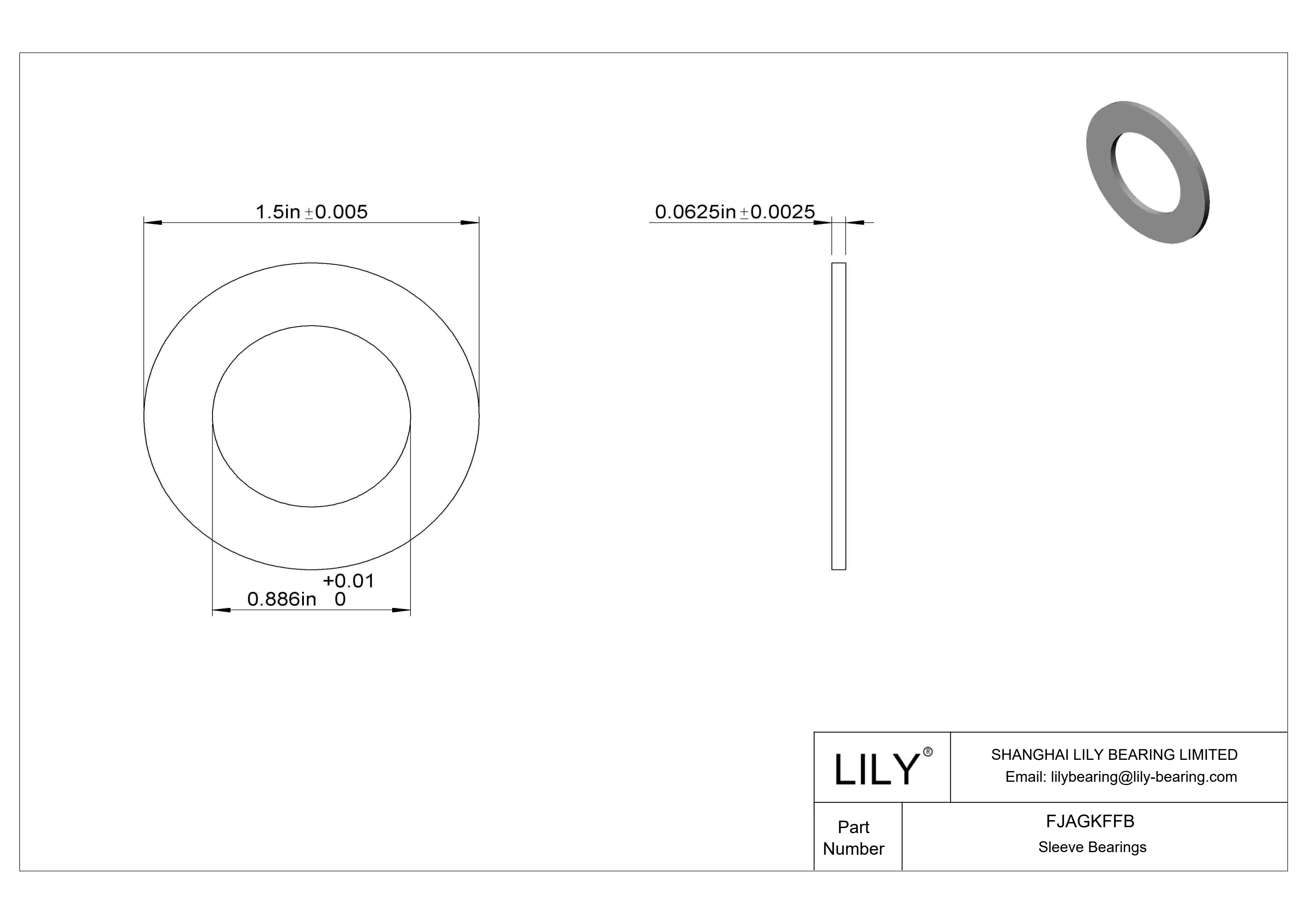 FJAGKFFB 油浸推力轴承 cad drawing