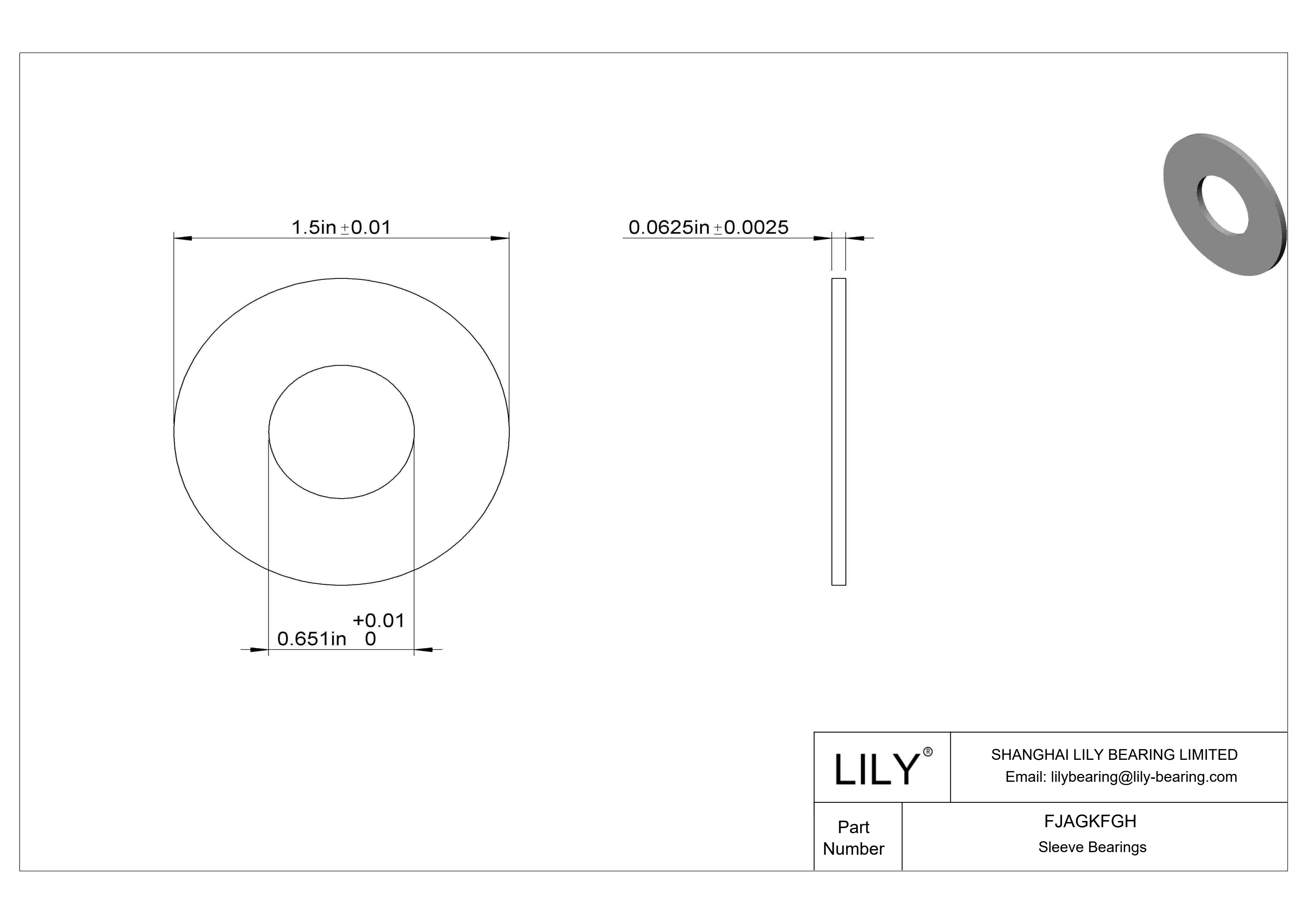 FJAGKFGH 油浸推力轴承 cad drawing