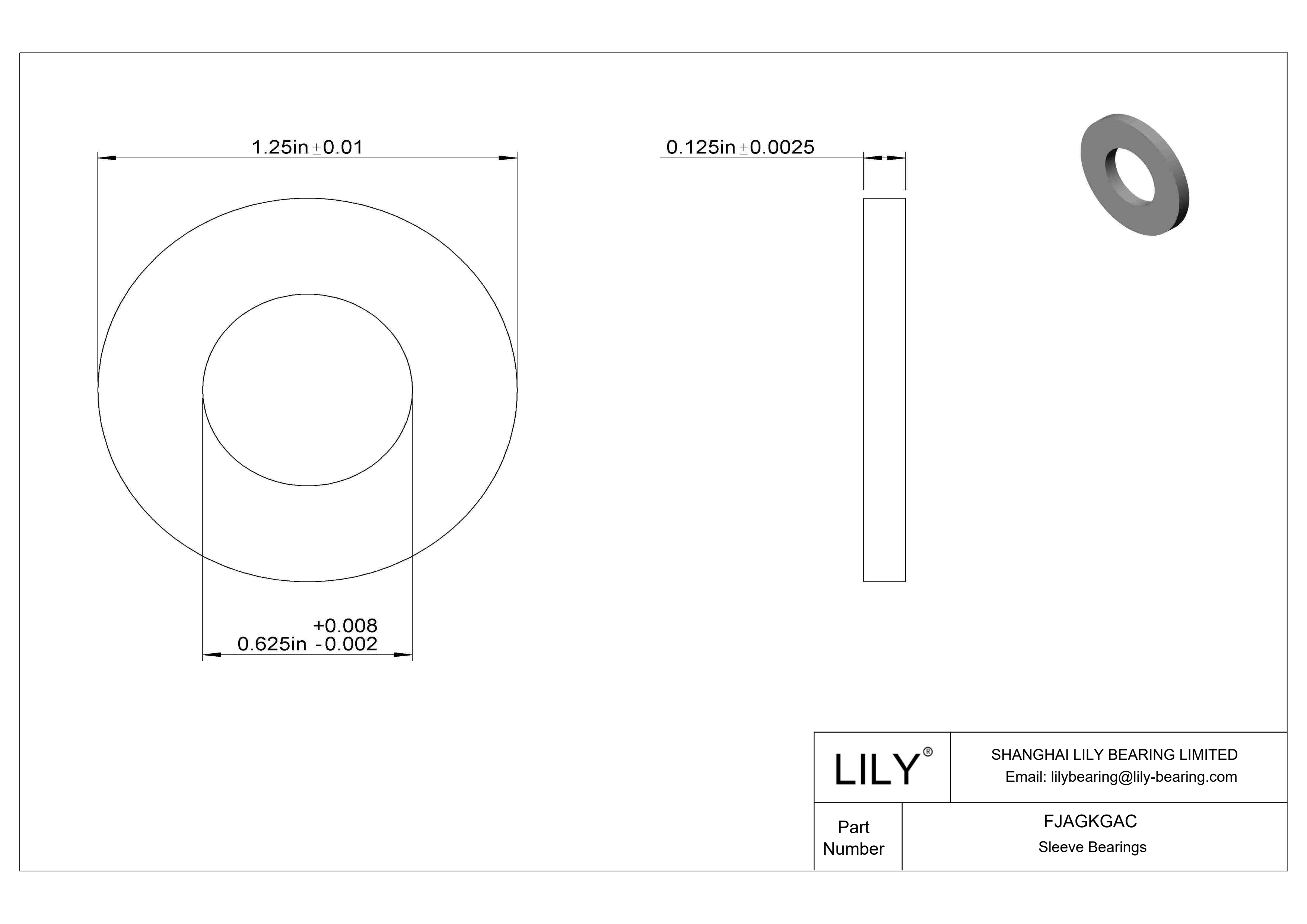 FJAGKGAC 油浸推力轴承 cad drawing