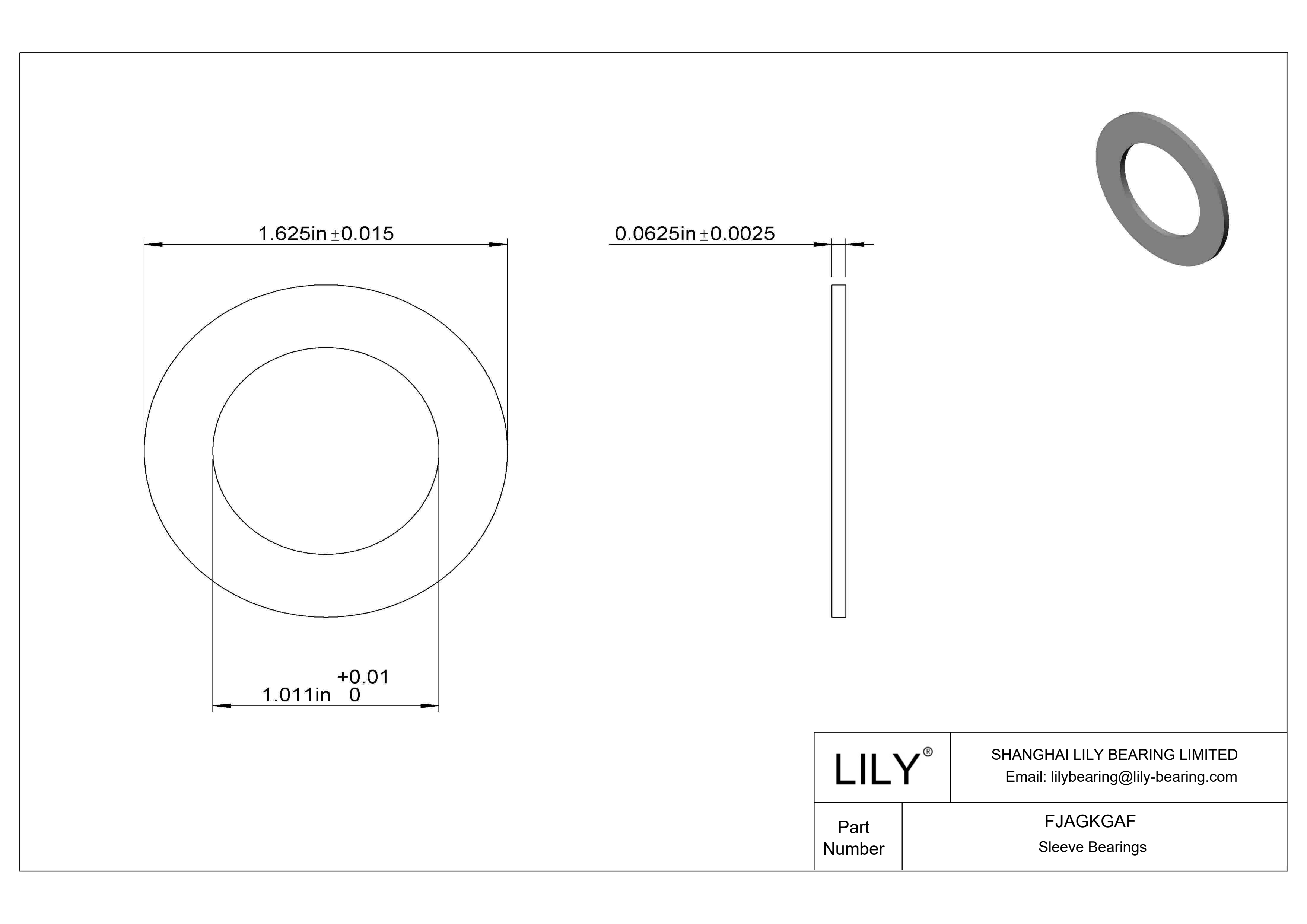 FJAGKGAF 油浸推力轴承 cad drawing