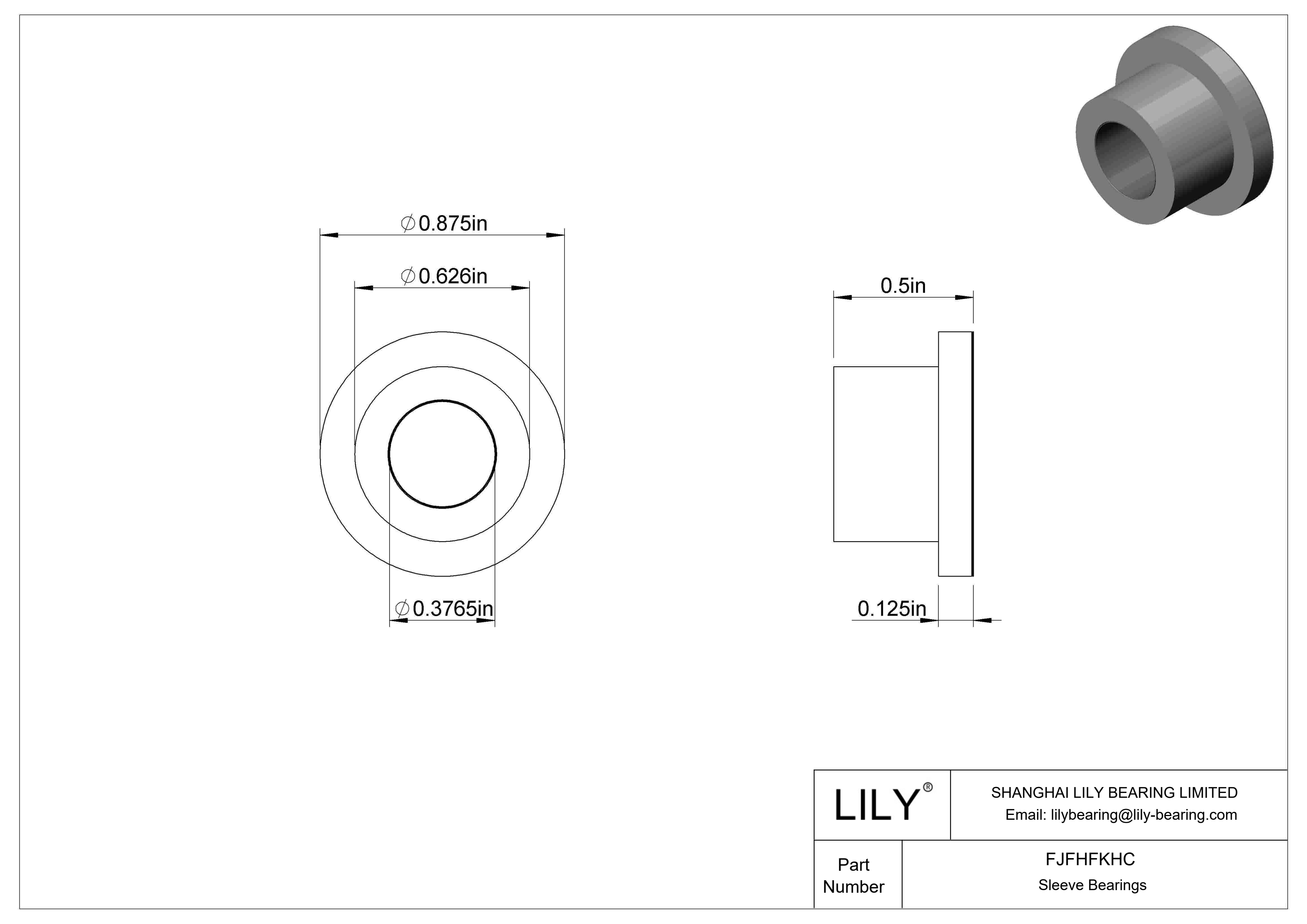 FJFHFKHC 高负荷干运转法兰滑动轴承 cad drawing