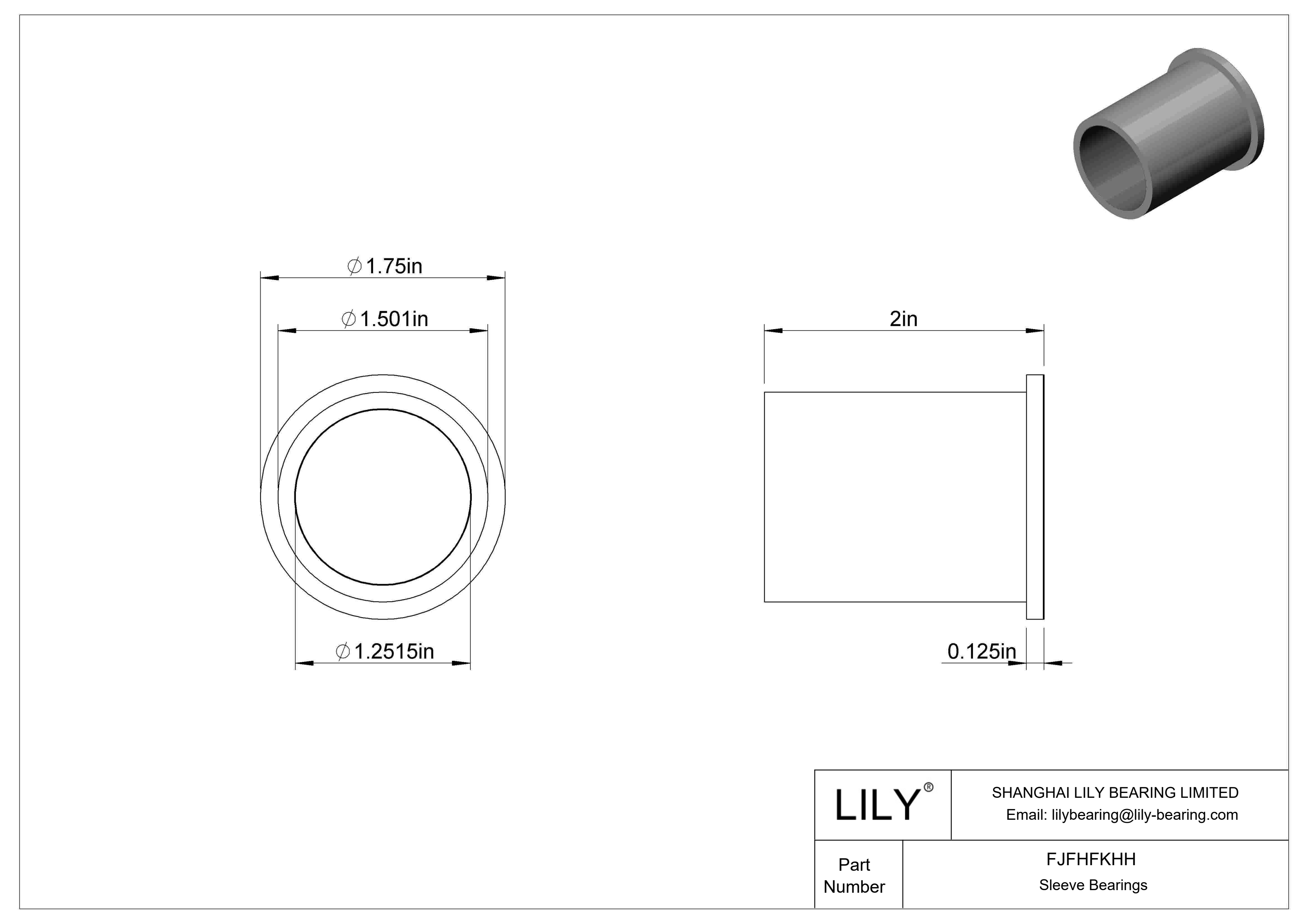 FJFHFKHH 高负荷干运转法兰滑动轴承 cad drawing