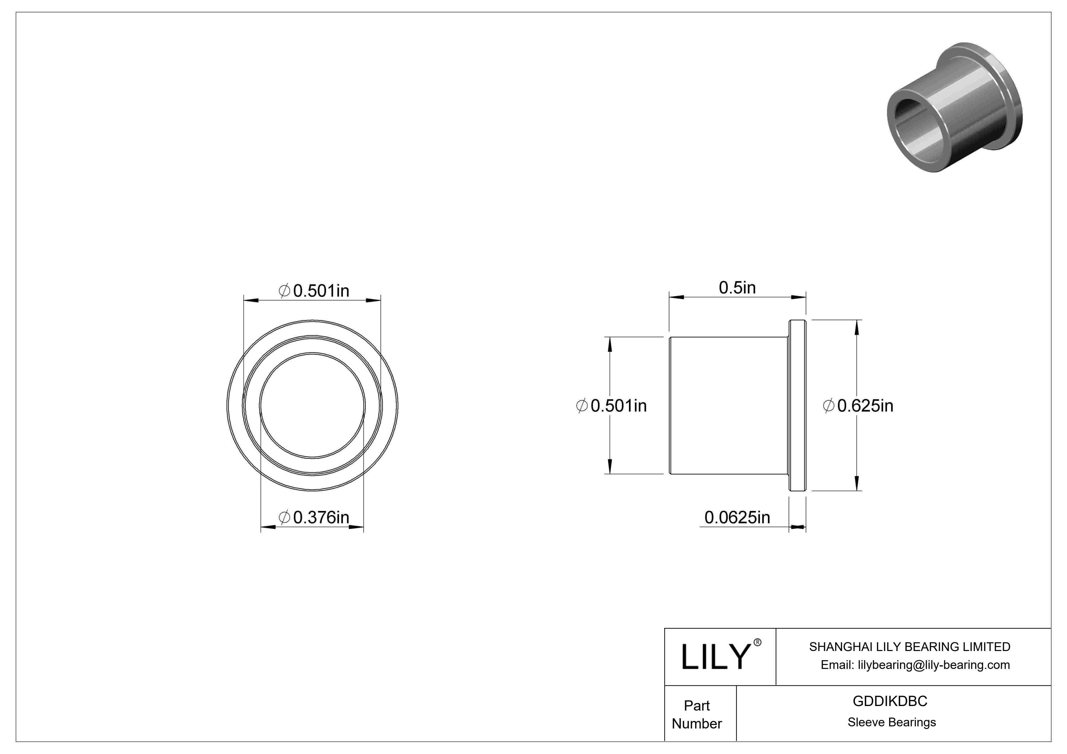 GDDIKDBC 油浸法兰滑动轴承 cad drawing