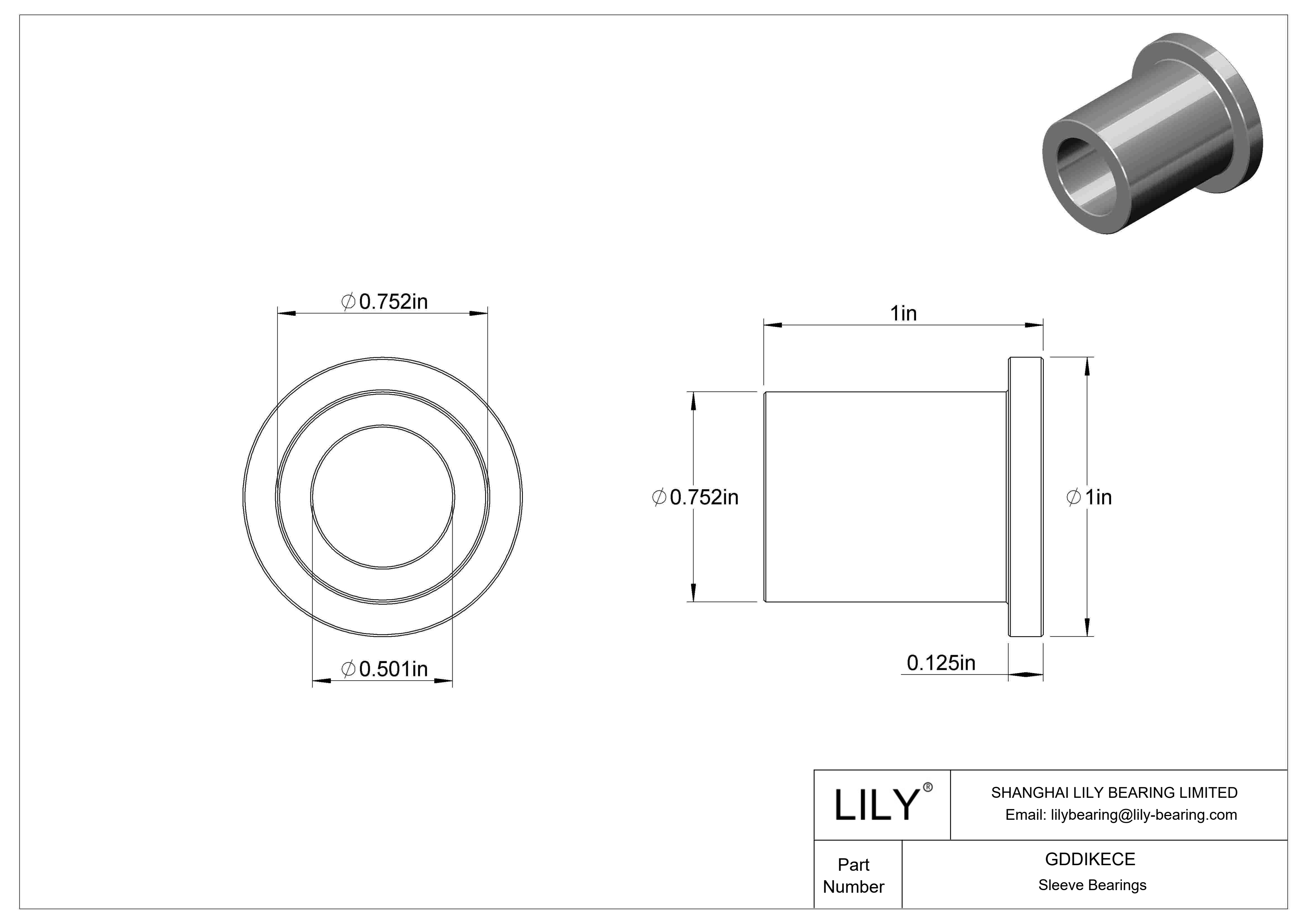 GDDIKECE 油浸法兰滑动轴承 cad drawing