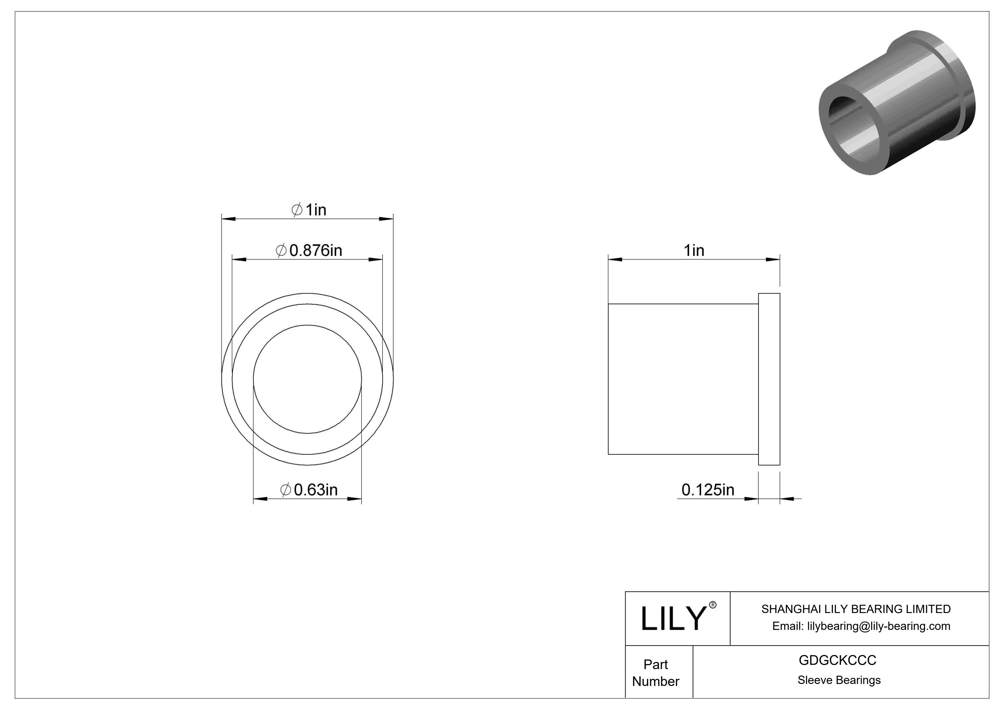 GDGCKCCC 防水干运转法兰滑动轴承 cad drawing