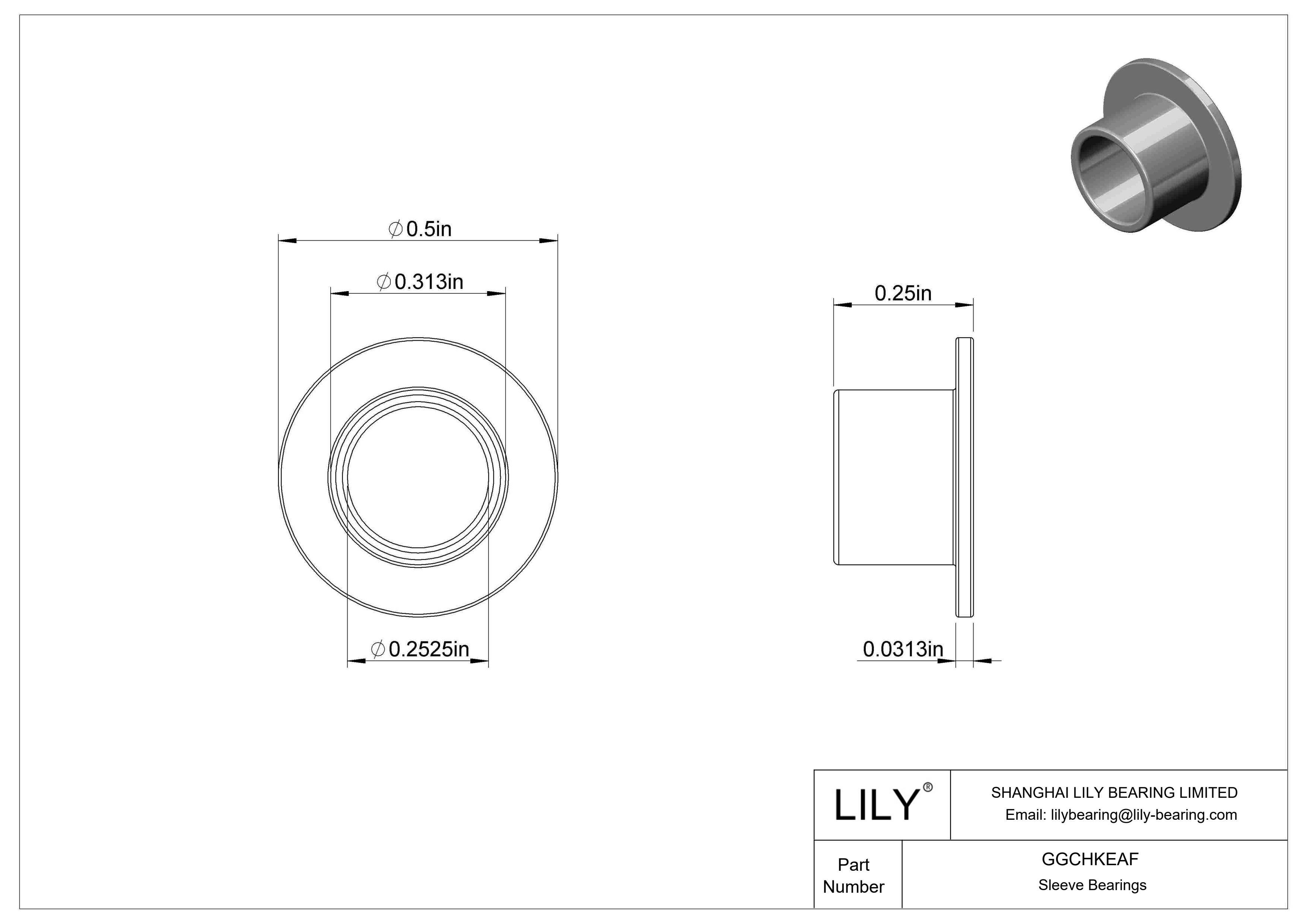 GGCHKEAF 耐化学腐蚀干运转法兰滑动轴承 cad drawing