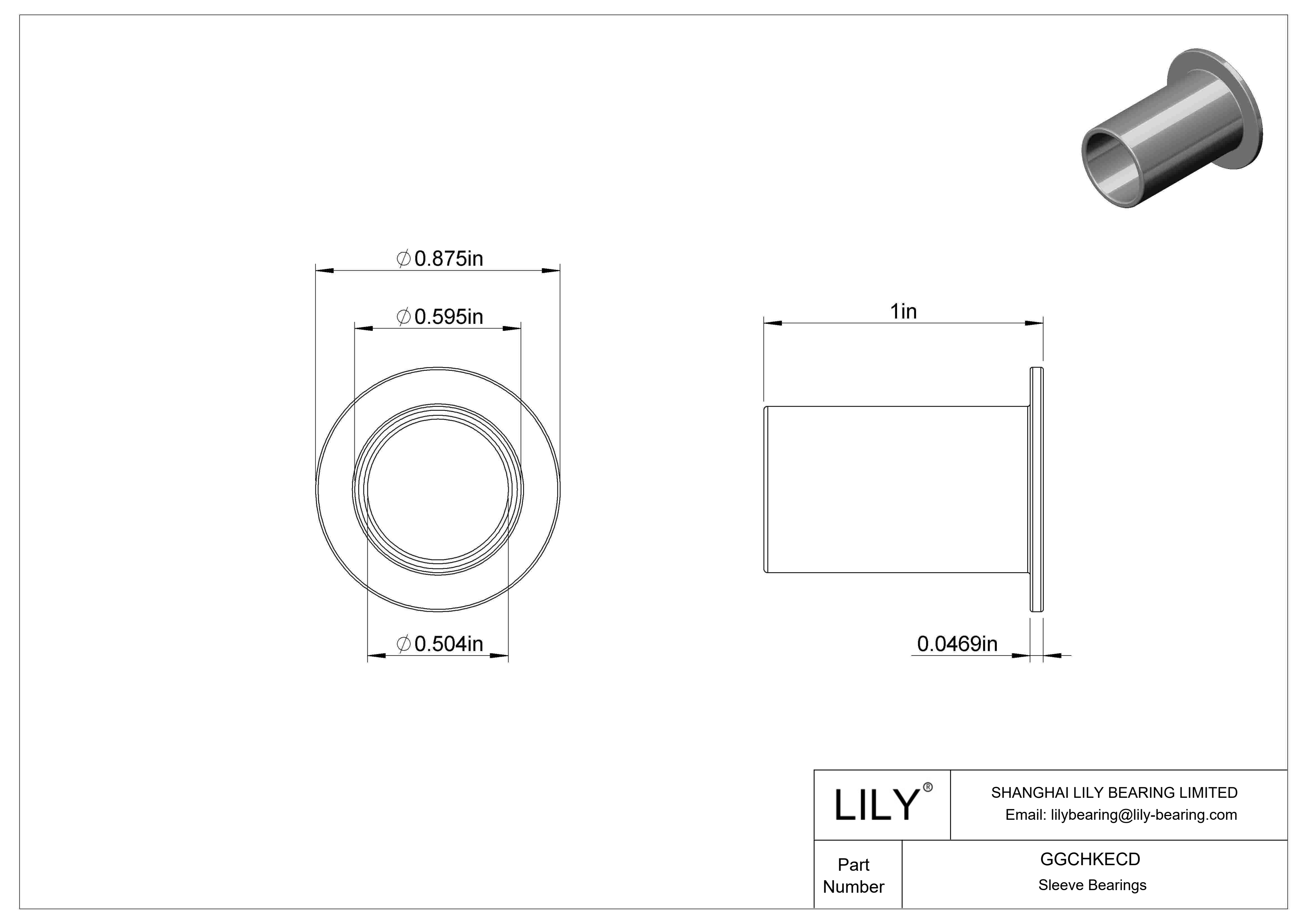 GGCHKECD 耐化学腐蚀干运转法兰滑动轴承 cad drawing