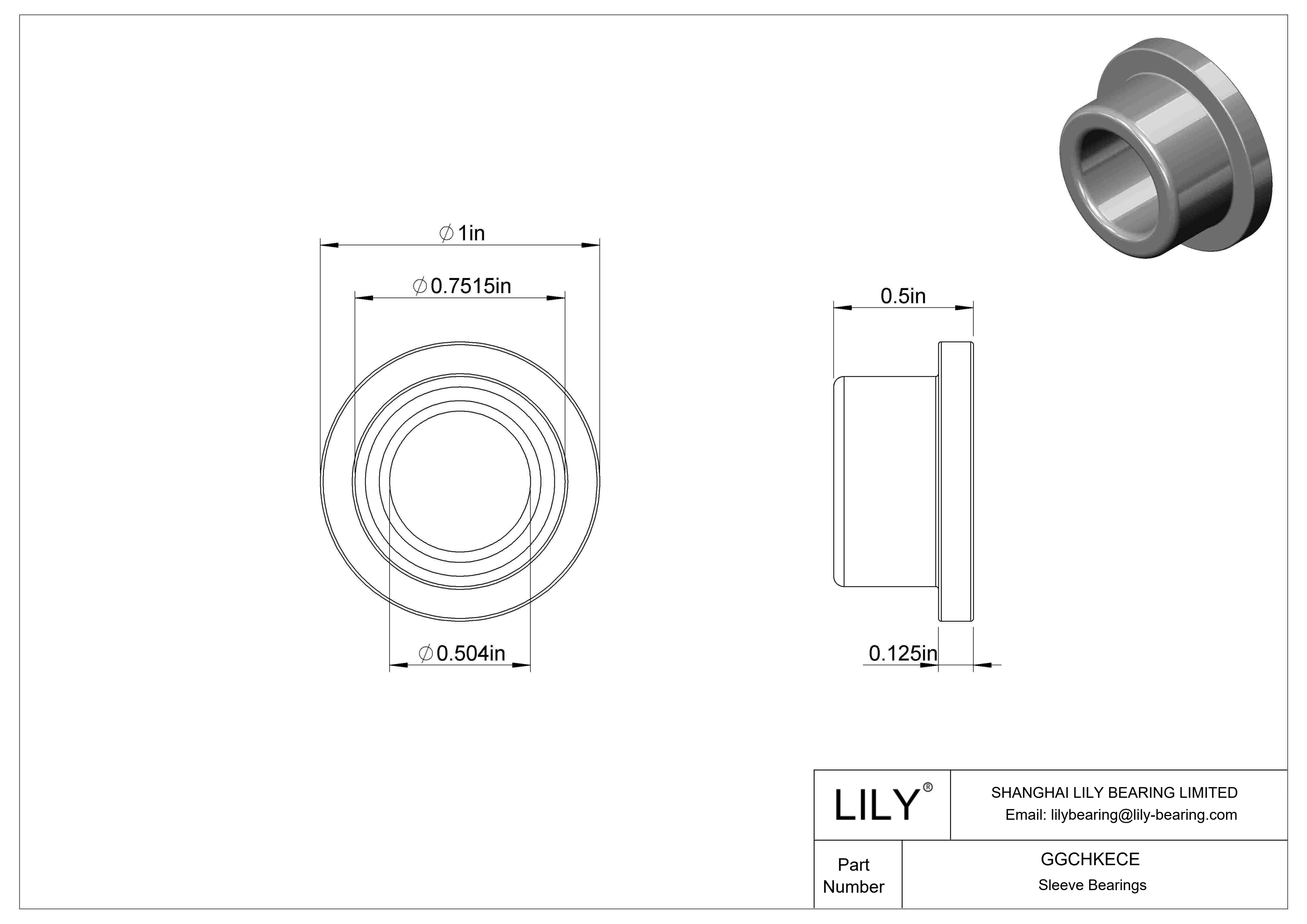 GGCHKECE 耐化学腐蚀干运转法兰滑动轴承 cad drawing