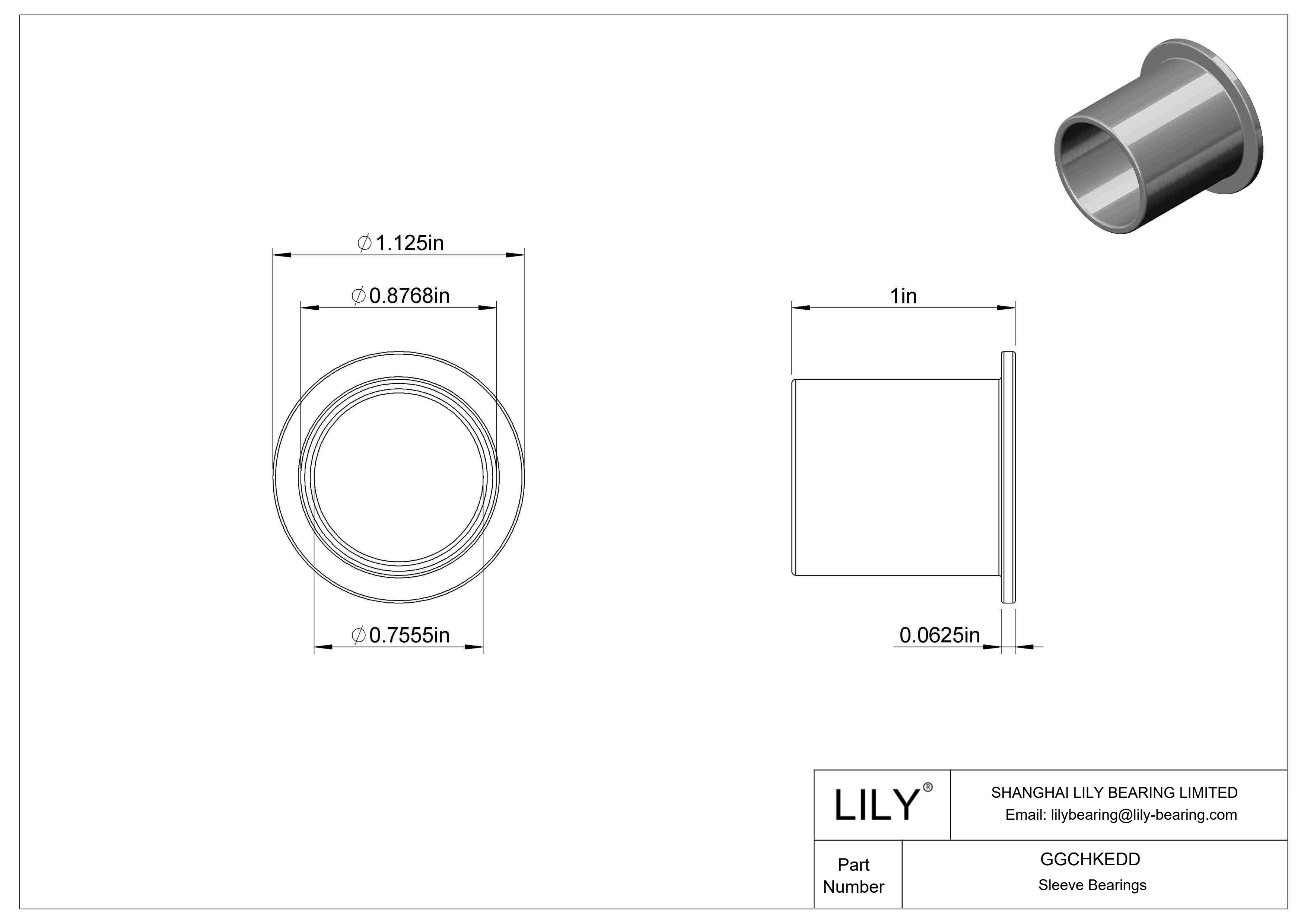 GGCHKEDD 耐化学腐蚀干运转法兰滑动轴承 cad drawing