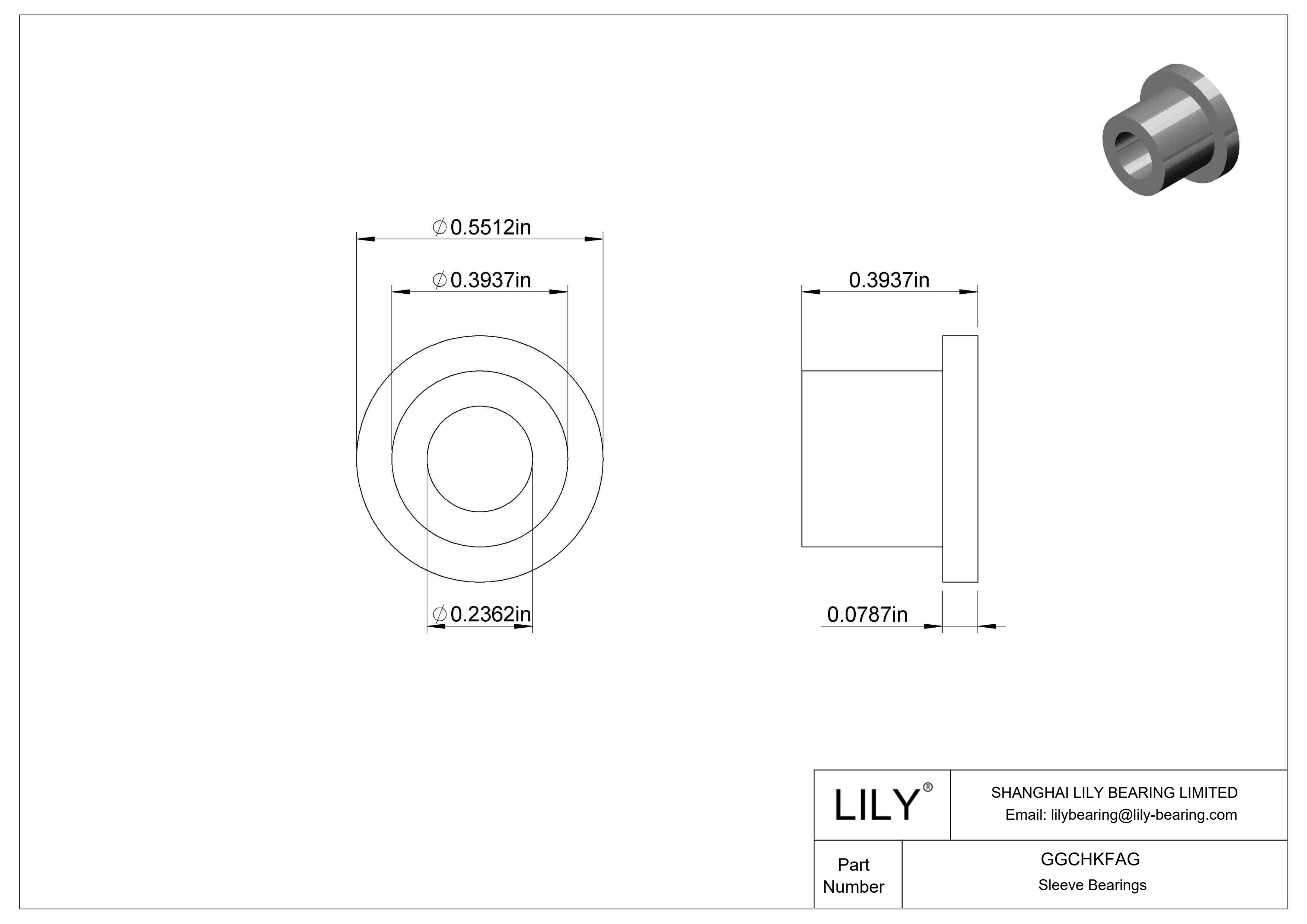 GGCHKFAG 耐化学腐蚀干运转法兰滑动轴承 cad drawing